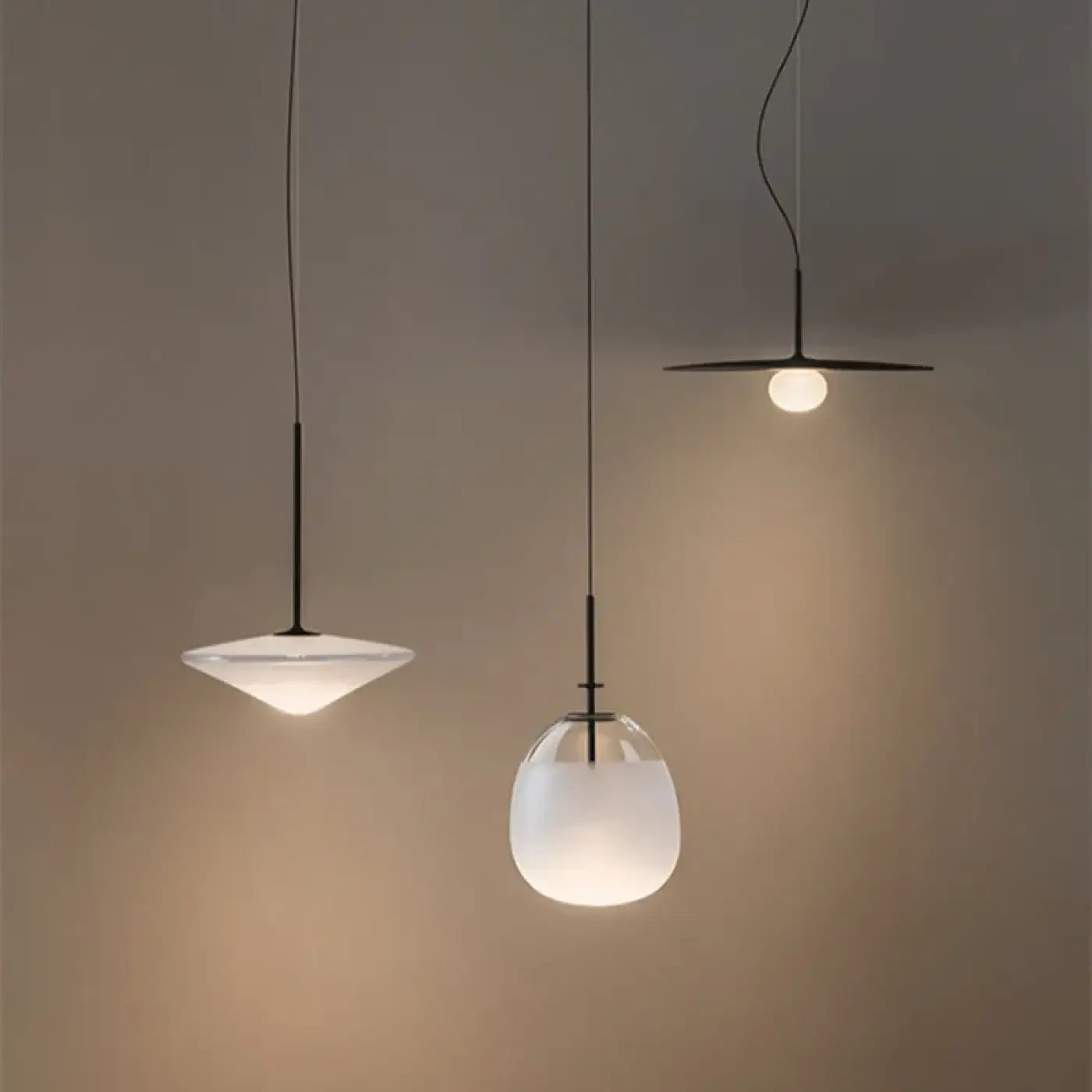 Suspension Luminaire Design en Verre - Potem