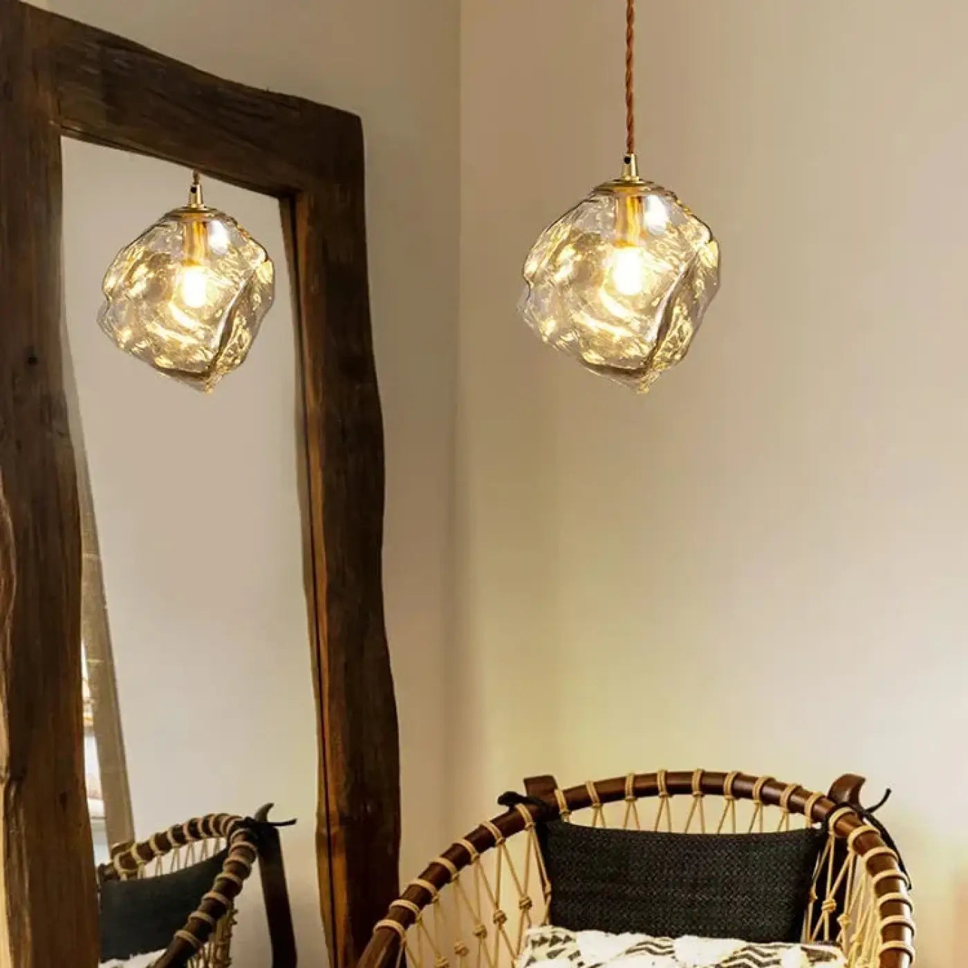 Suspension Luminaire Design en Verre - Molty