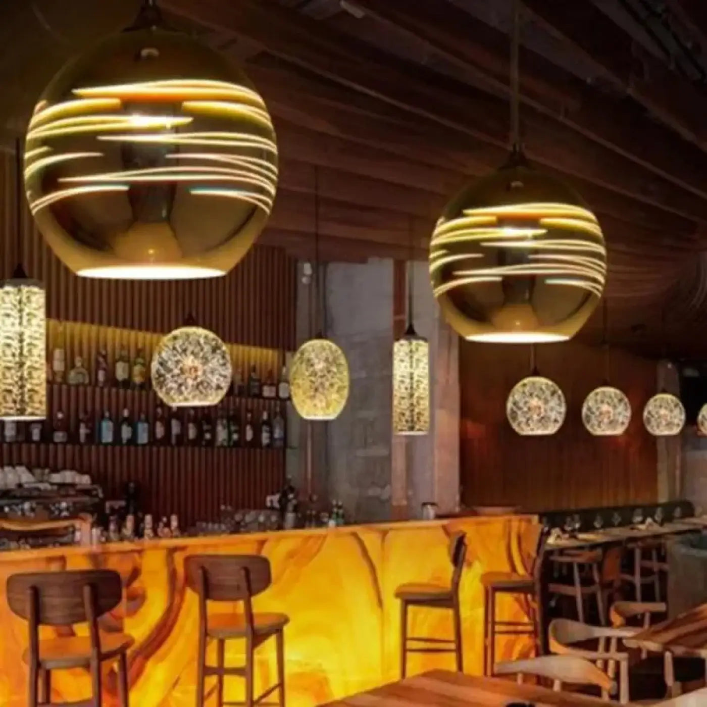 Suspension Luminaire Design en Verre - Rizon