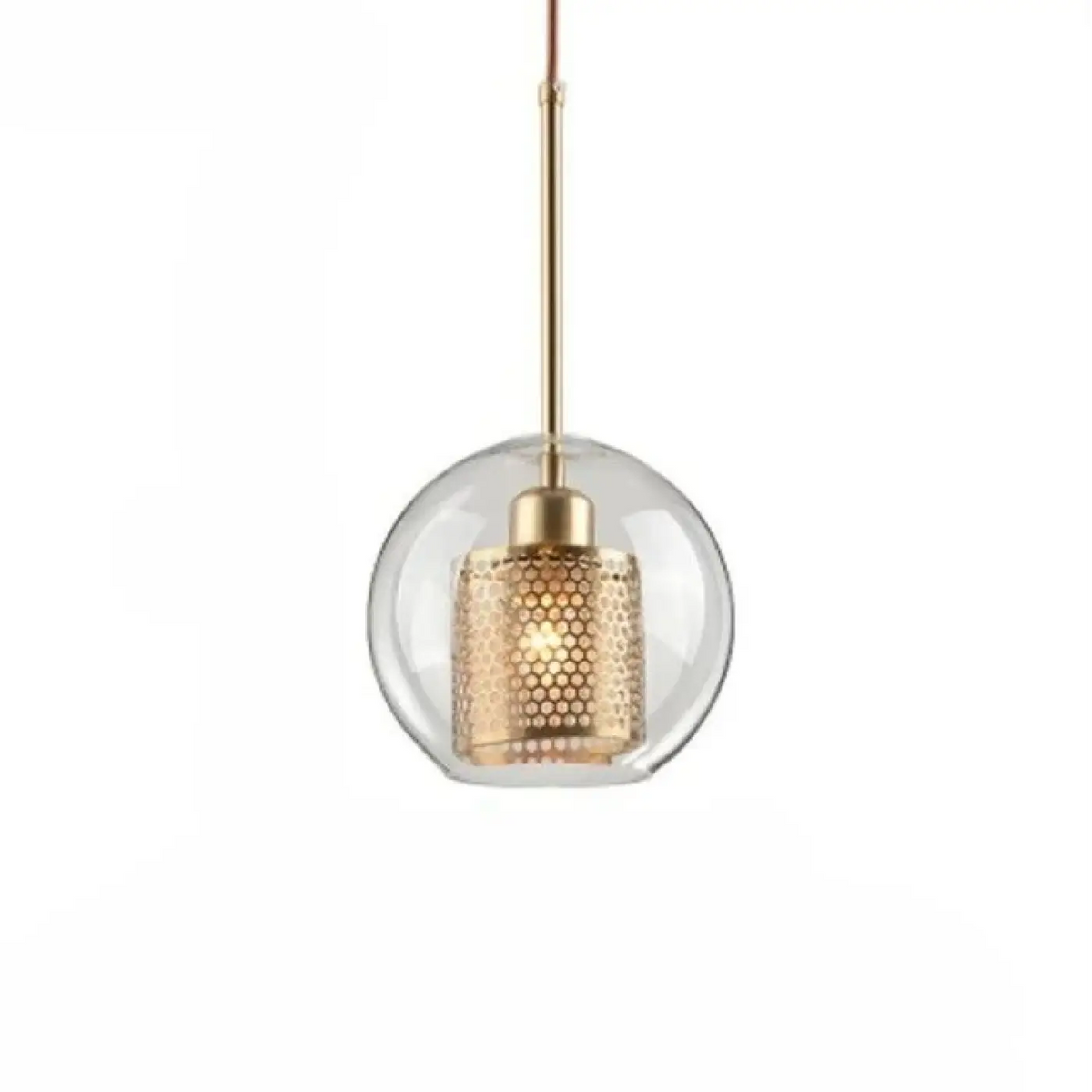 Suspension Luminaire Design en Verre - Zelor