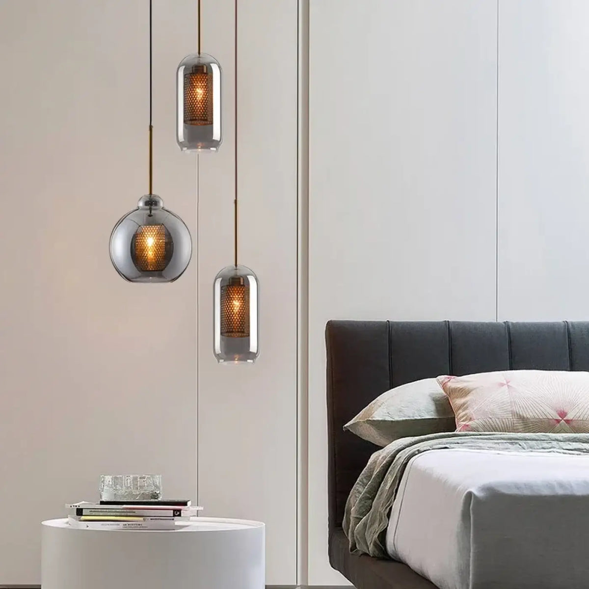 Suspension Luminaire Design en Verre - Zelor