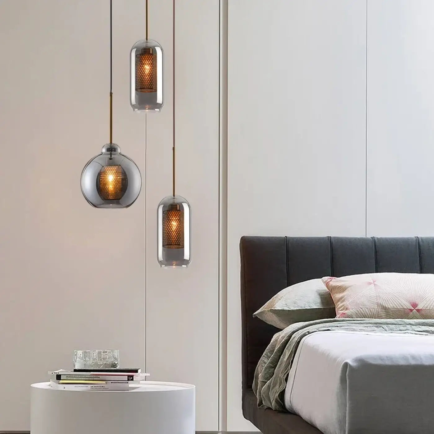 Suspension Luminaire Design en Verre - Zelor