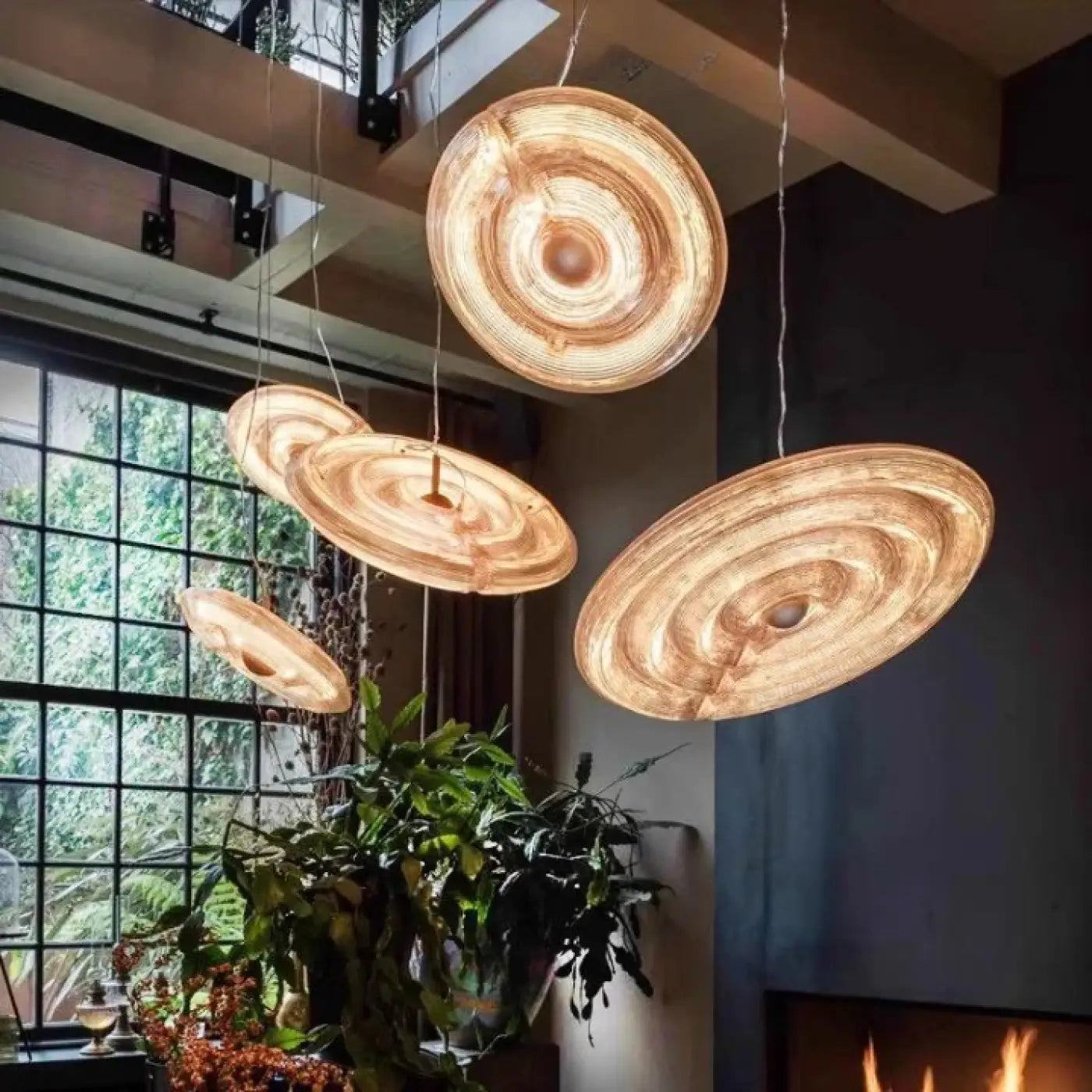 Suspension Luminaire Design en Verre - Pyra
