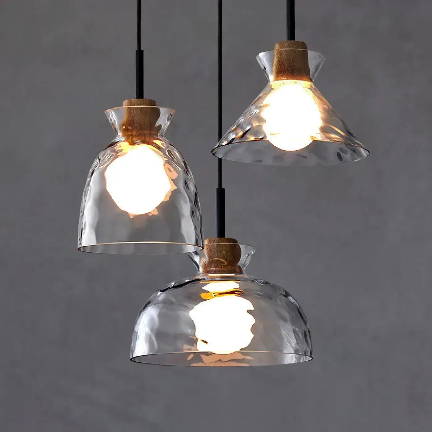 Suspension Luminaire Design en Verre - Tukai
