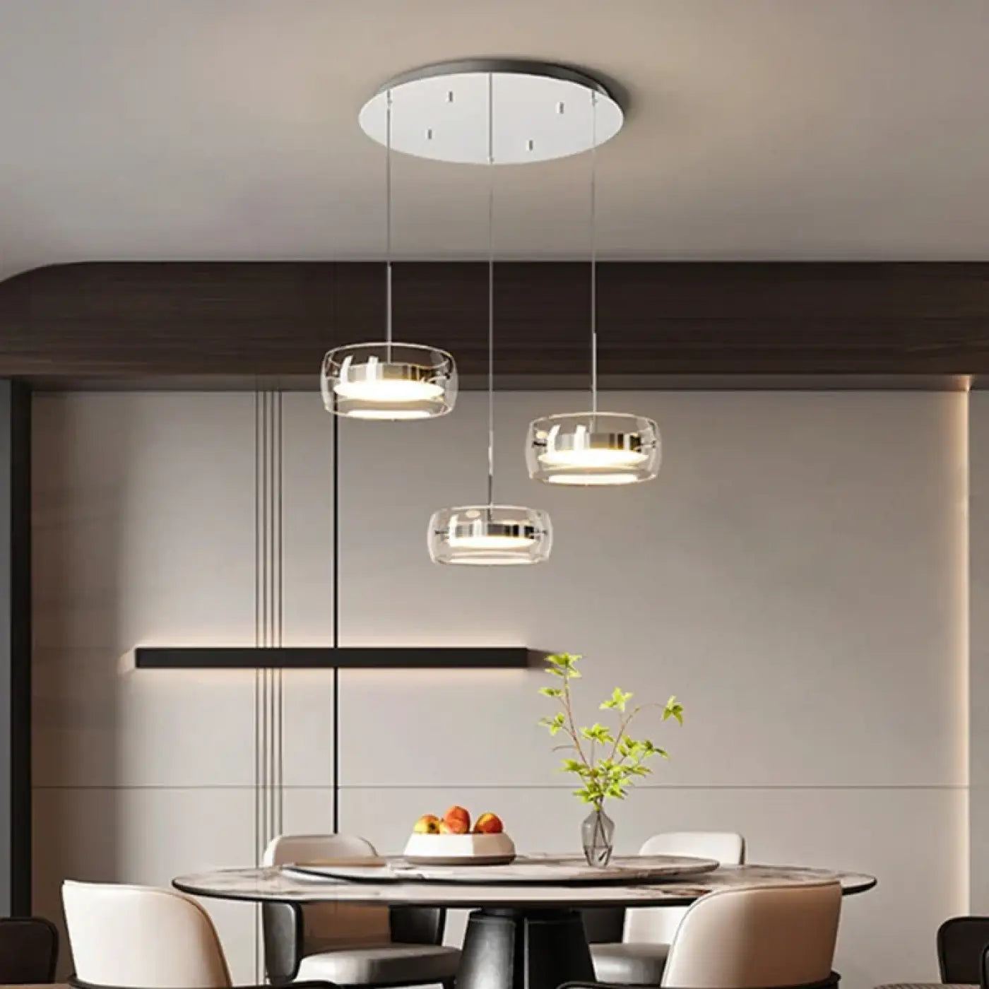 Suspension Luminaire Design en Verre - Trida