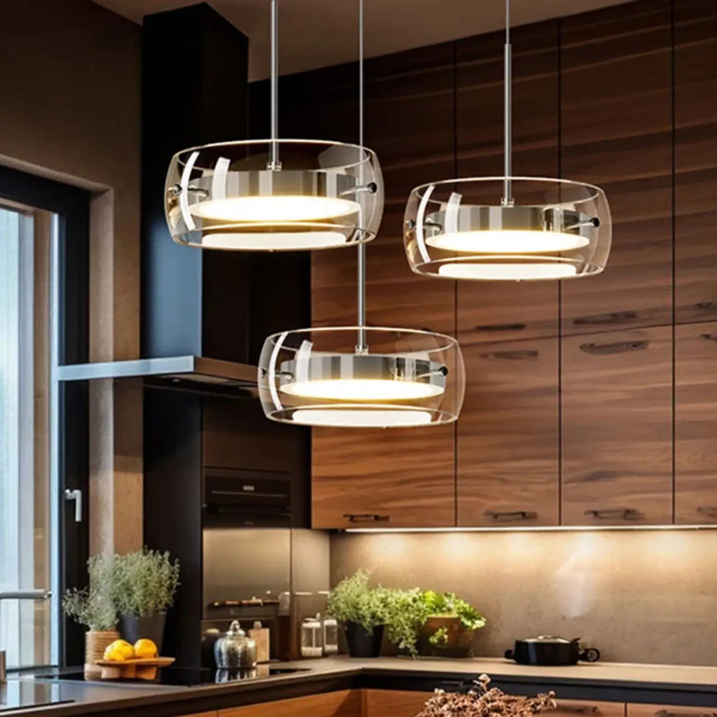 Suspension Luminaire Design en Verre - Trida