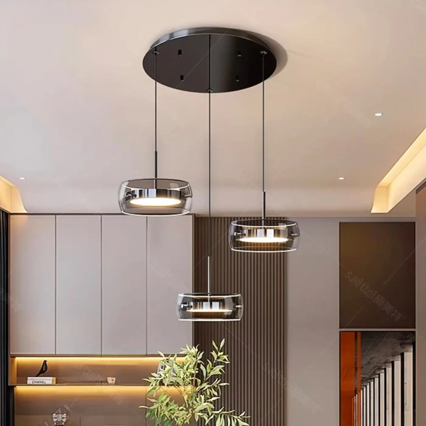 Suspension Luminaire Design en Verre - Trida