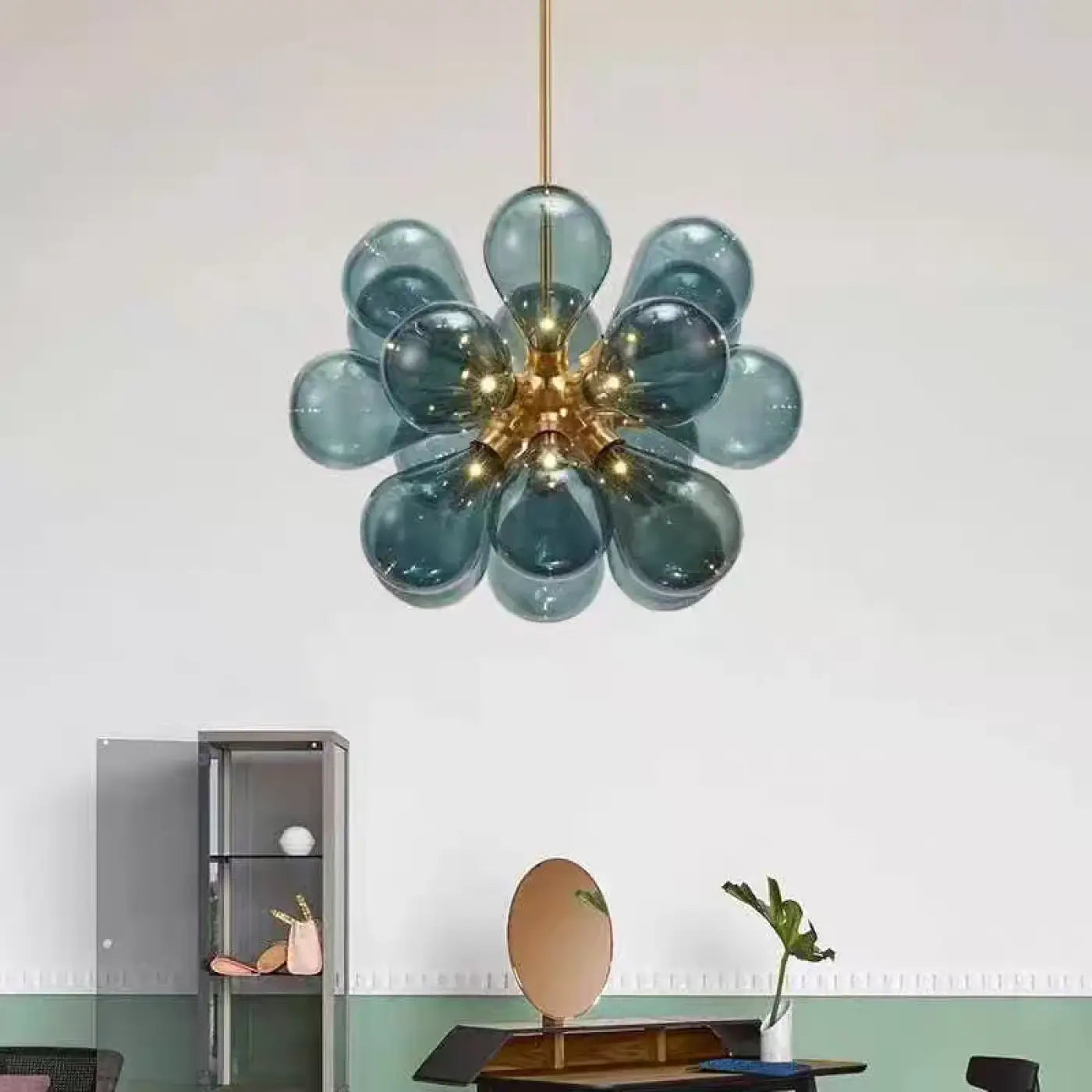 Suspension Luminaire en Verre - Plaque