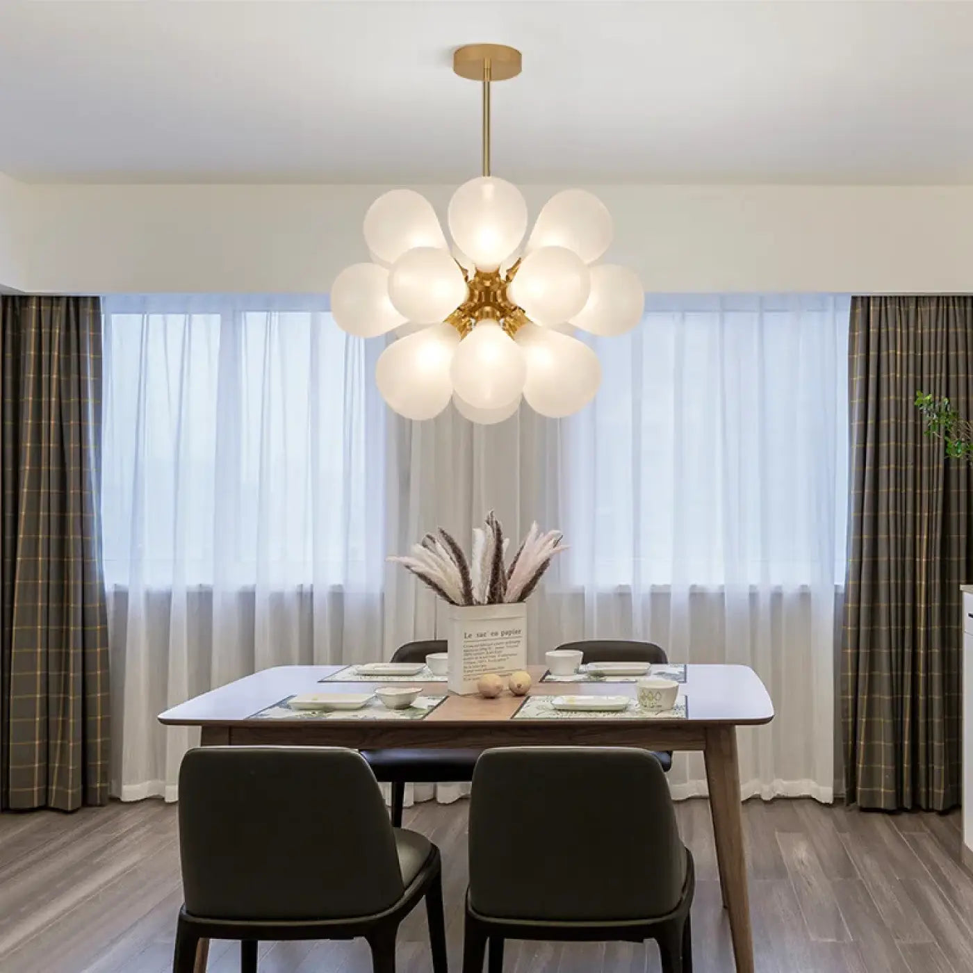 Suspension Luminaire en Verre - Plaque