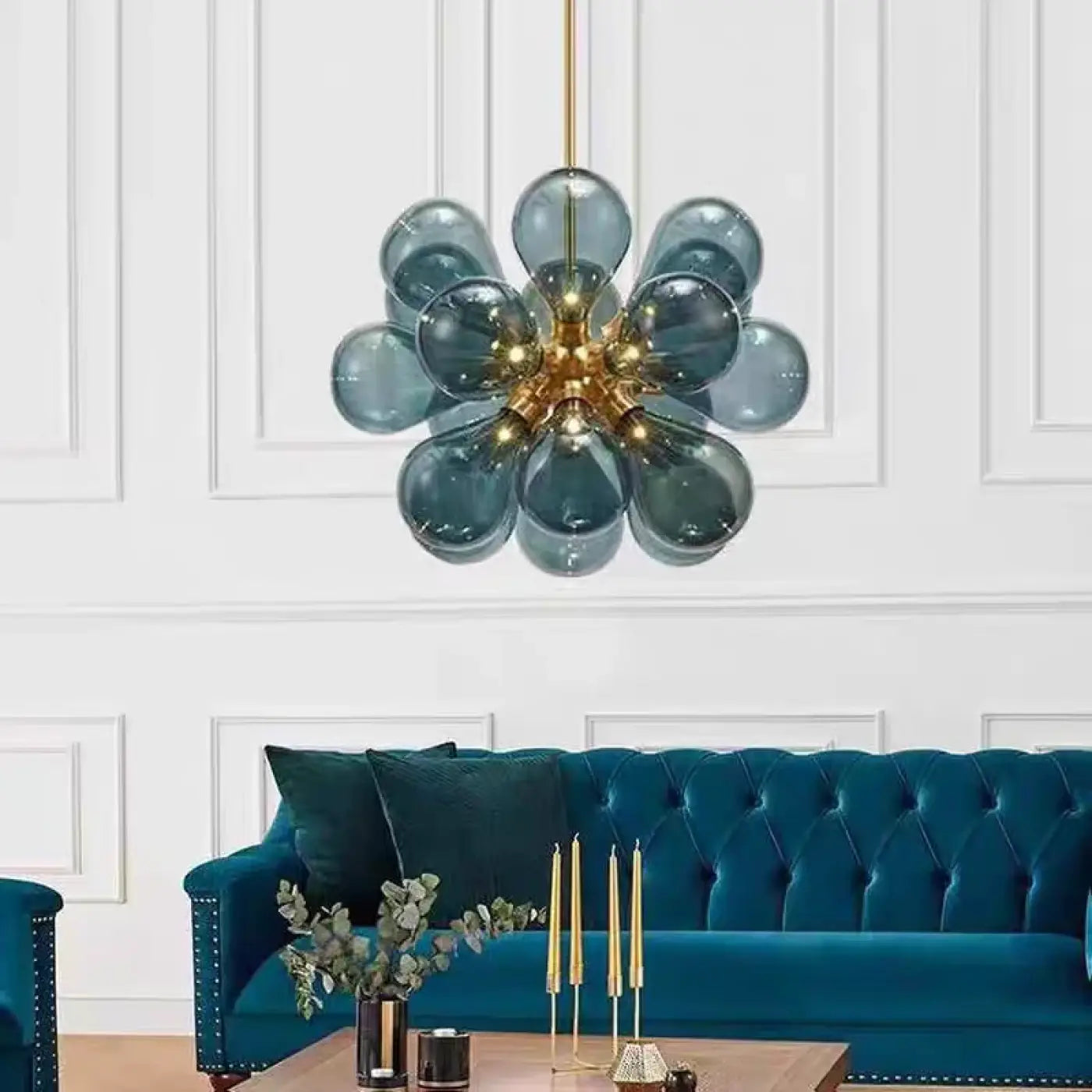 Suspension Luminaire en Verre - Plaque