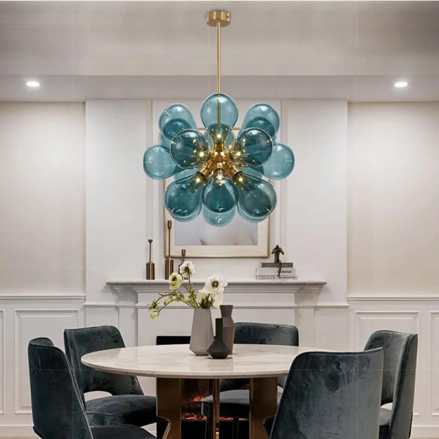Suspension Luminaire en Verre - Plaque