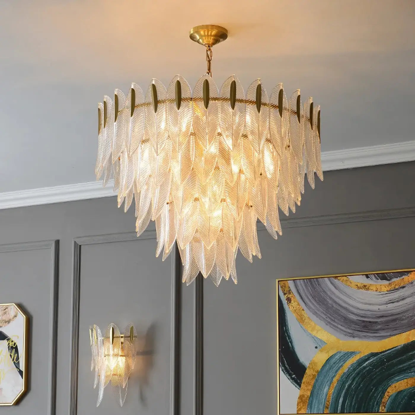 Suspension Luminaire en Verre - Silvain