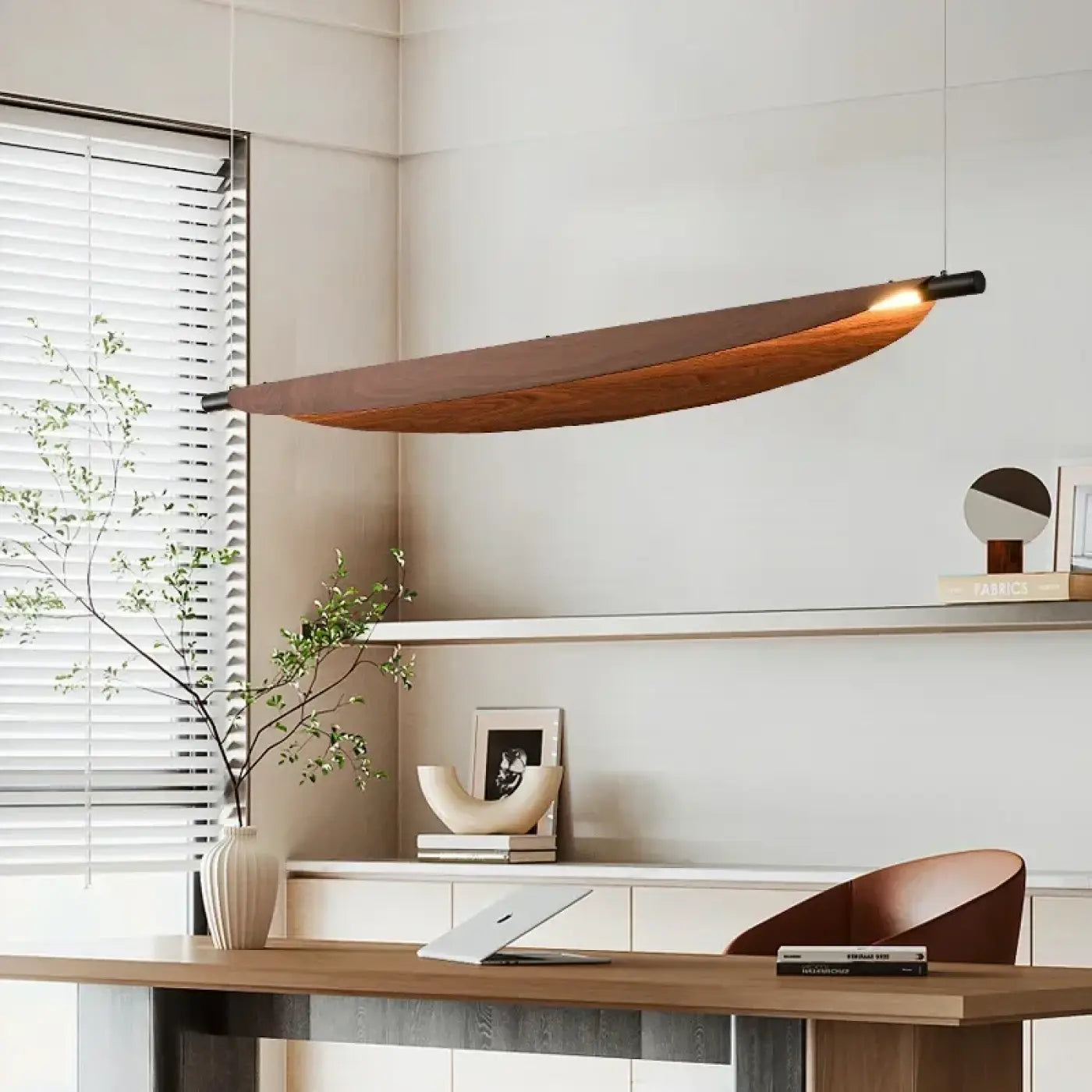 Suspension Luminaire Design en Bois - Bova