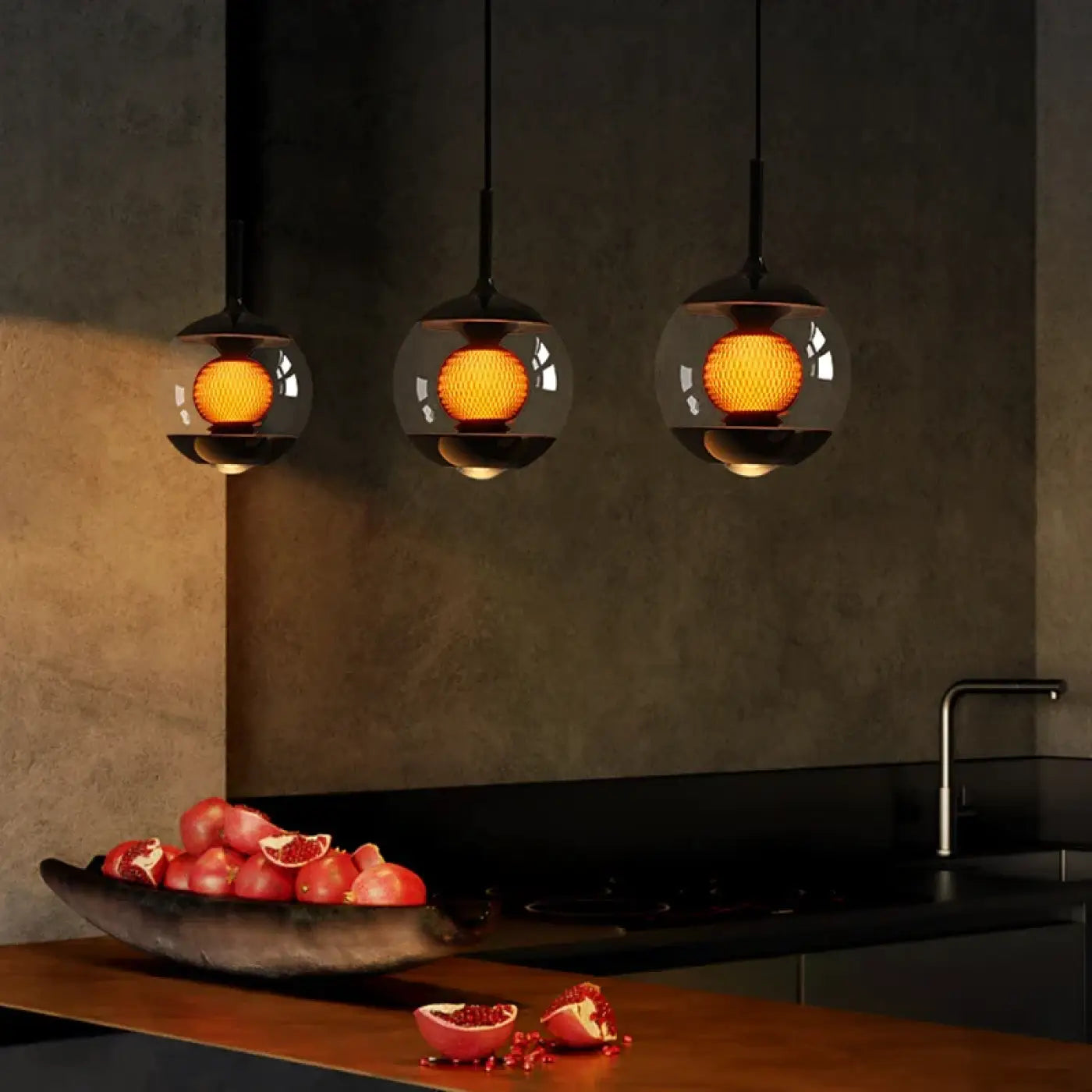 Suspension Luminaire en Verre - Nexus