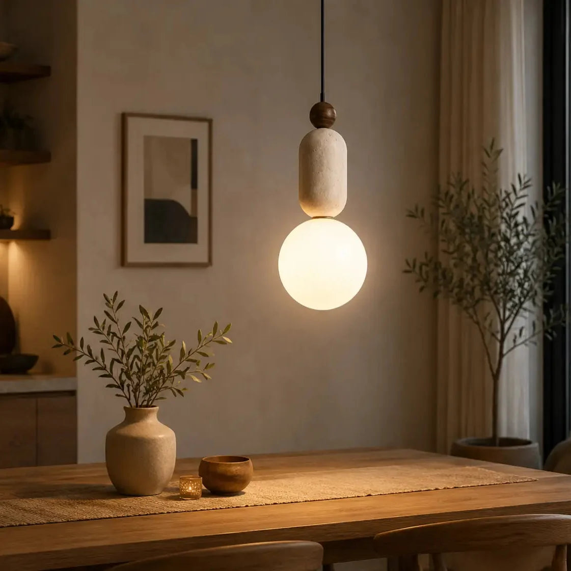 Suspension Luminaire Chic en Verre - Sora