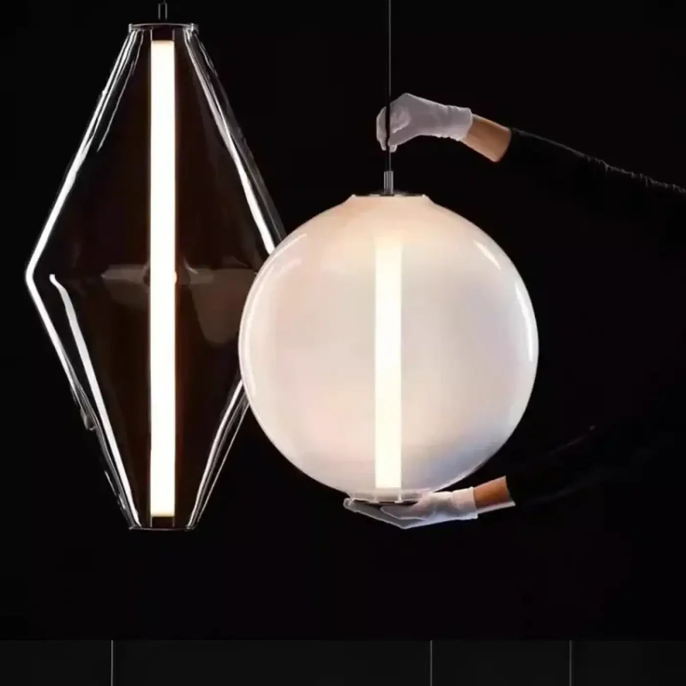 Suspension Luminaire en Verre - Manapy