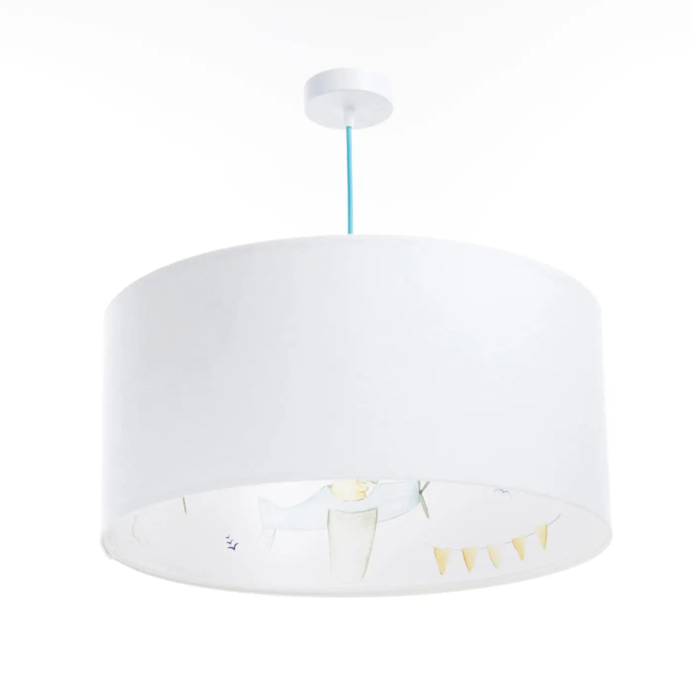 Suspension Luminaire - Sweet Dreams Classic (Bleu Pastel/Blanc)