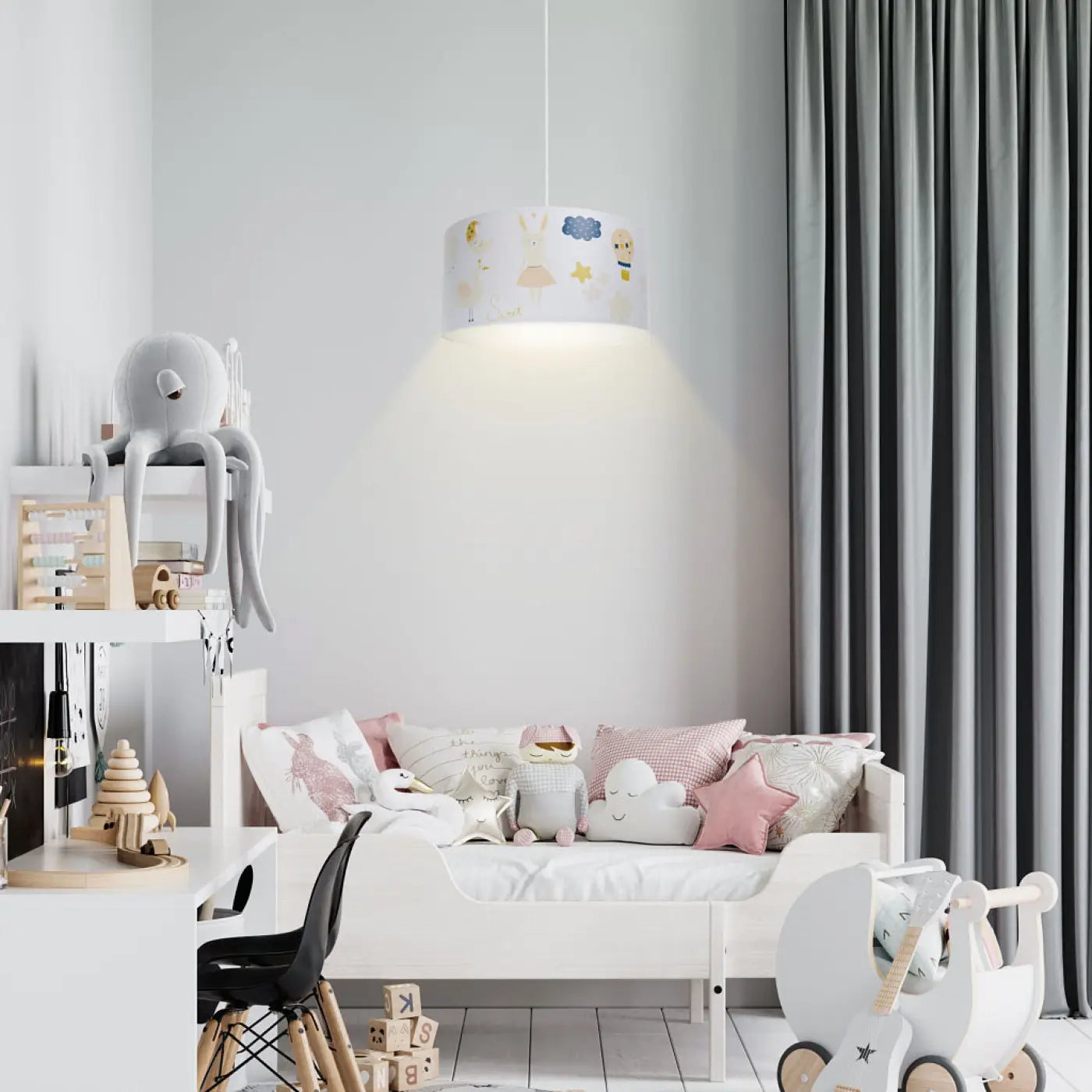 Suspension Luminaire - Sweet Dreams Foto (Blanc/Orange Clair)