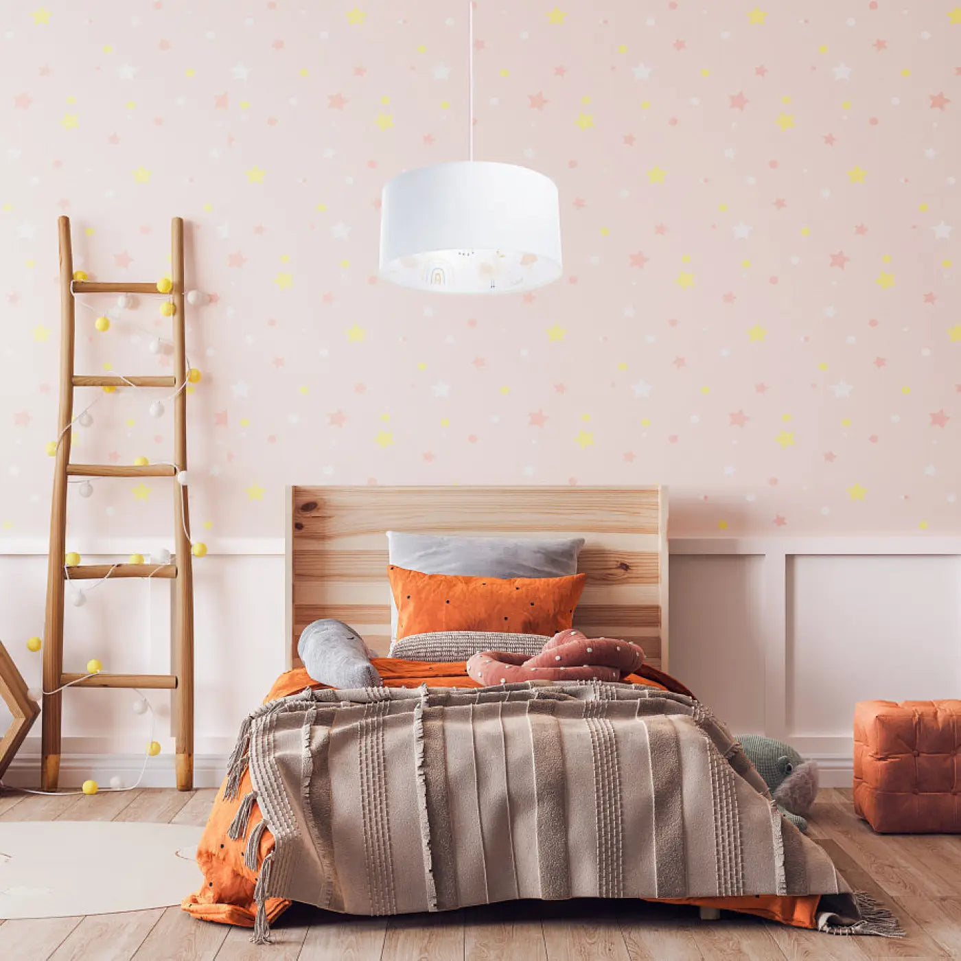Suspension Luminaire - Sweet Dreams Classic (Orange/Blanc)