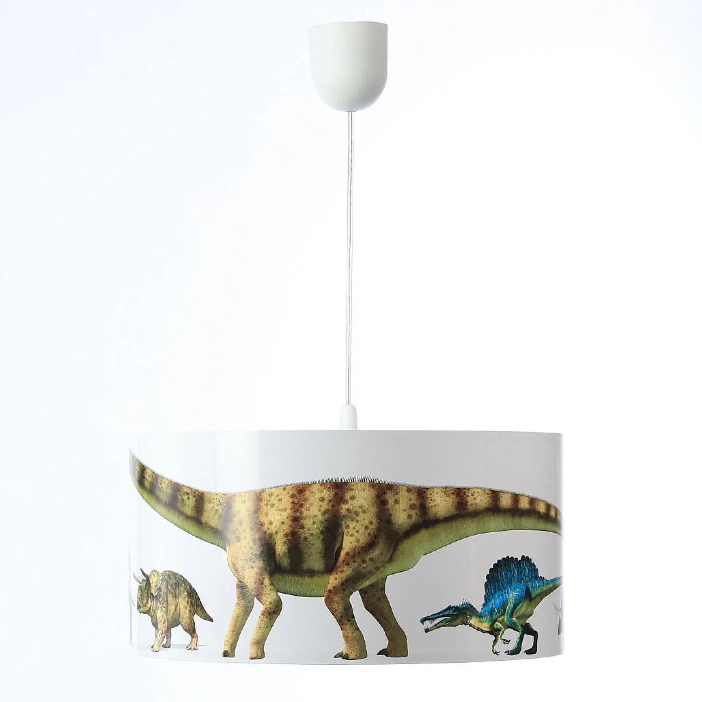 Suspension Luminaire - Foto Kids Dinosaurs  (Blanc/Rouge)