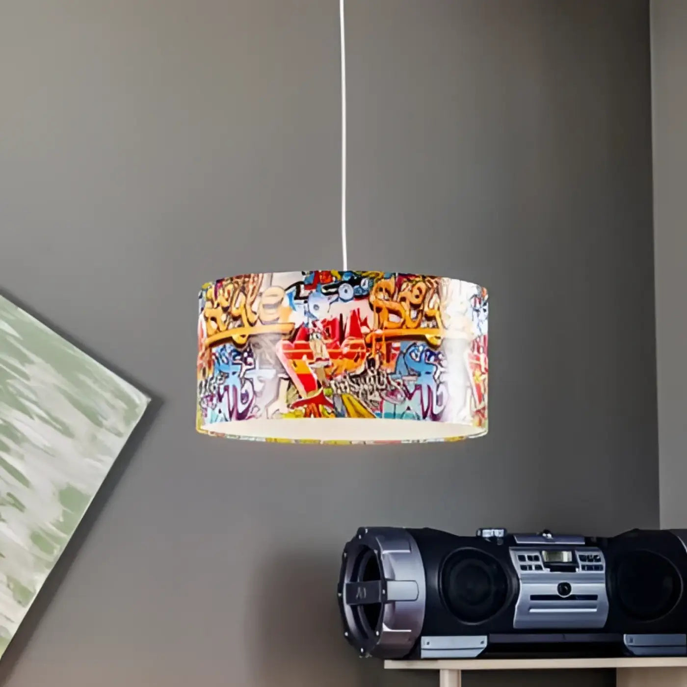Suspension Luminaire - Foto Kids Graffiti