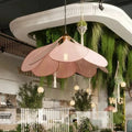 Suspension Luminaire en Rotin - Petale