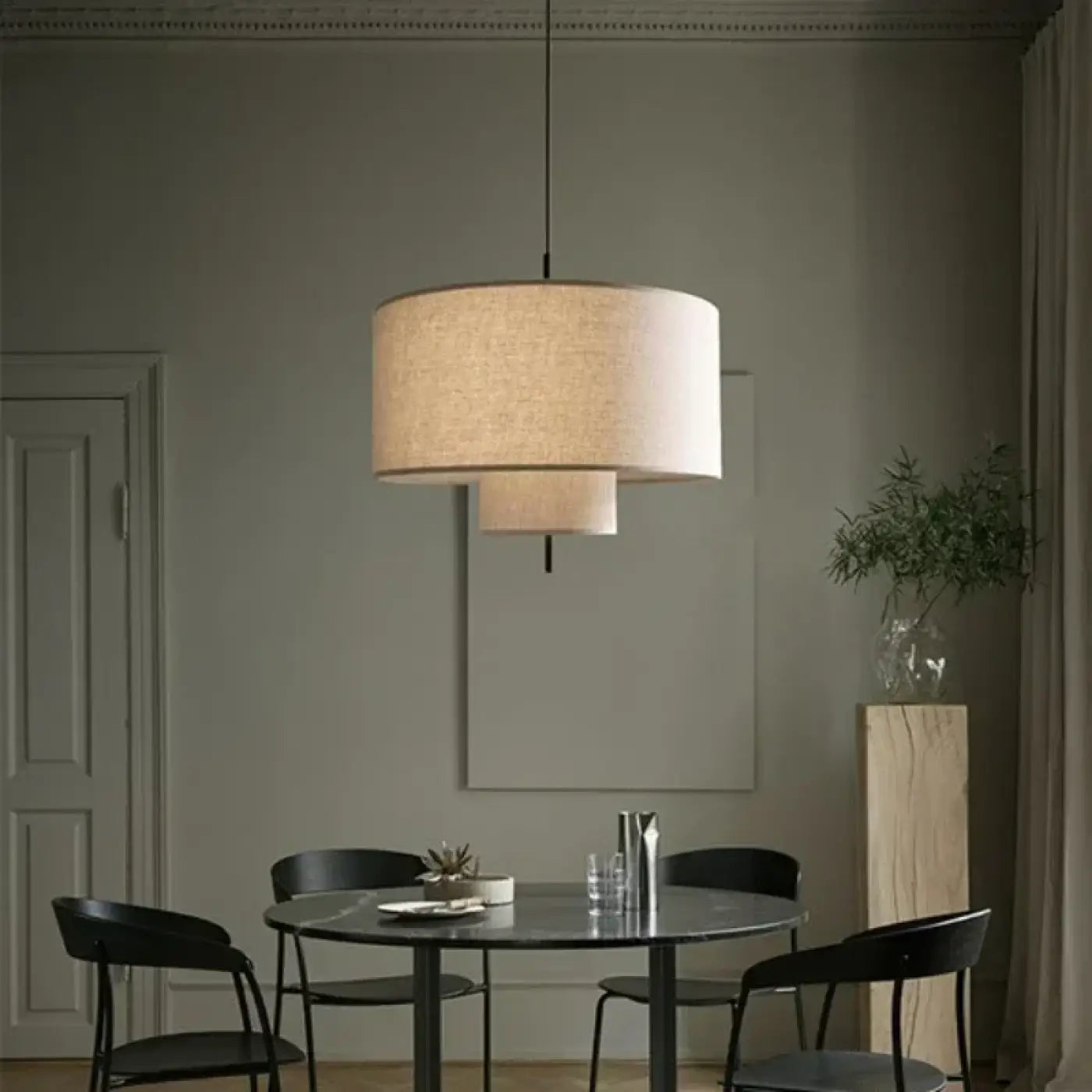 Suspension Luminaire Design en Tissu - Dylia
