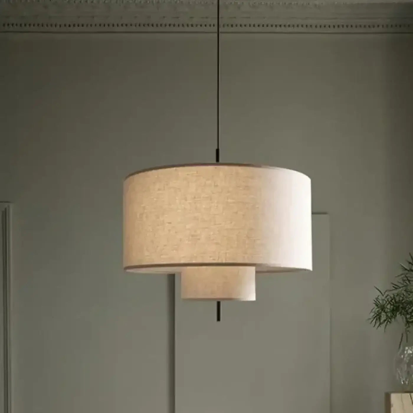 Suspension Luminaire Design en Tissu - Dylia