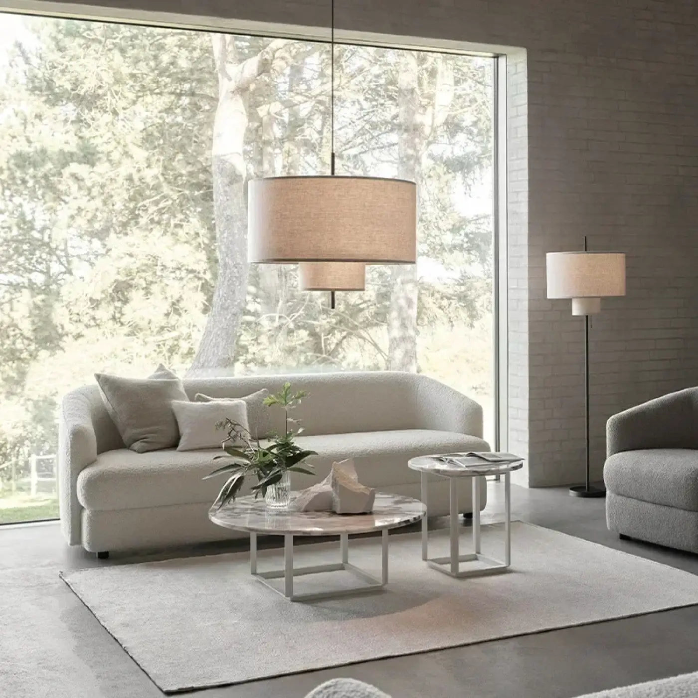 Suspension Luminaire Design en Tissu - Dylia
