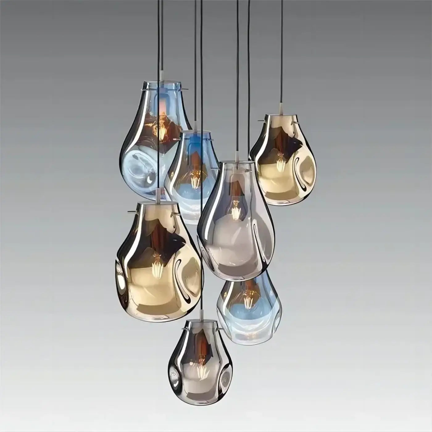 Suspension Luminaire Elegant en Verre - Vulco
