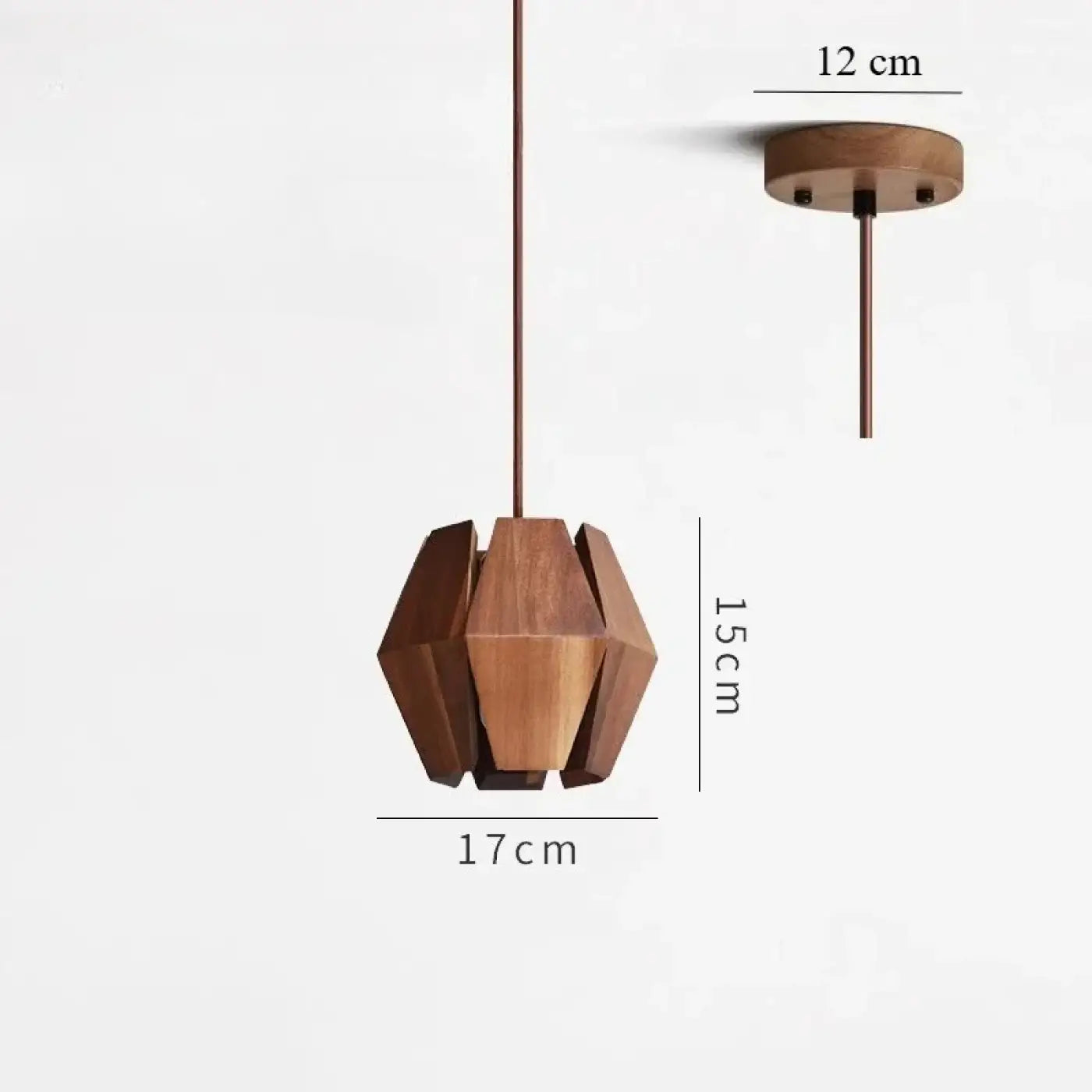 Suspension Luminaire en Bois - Metrice