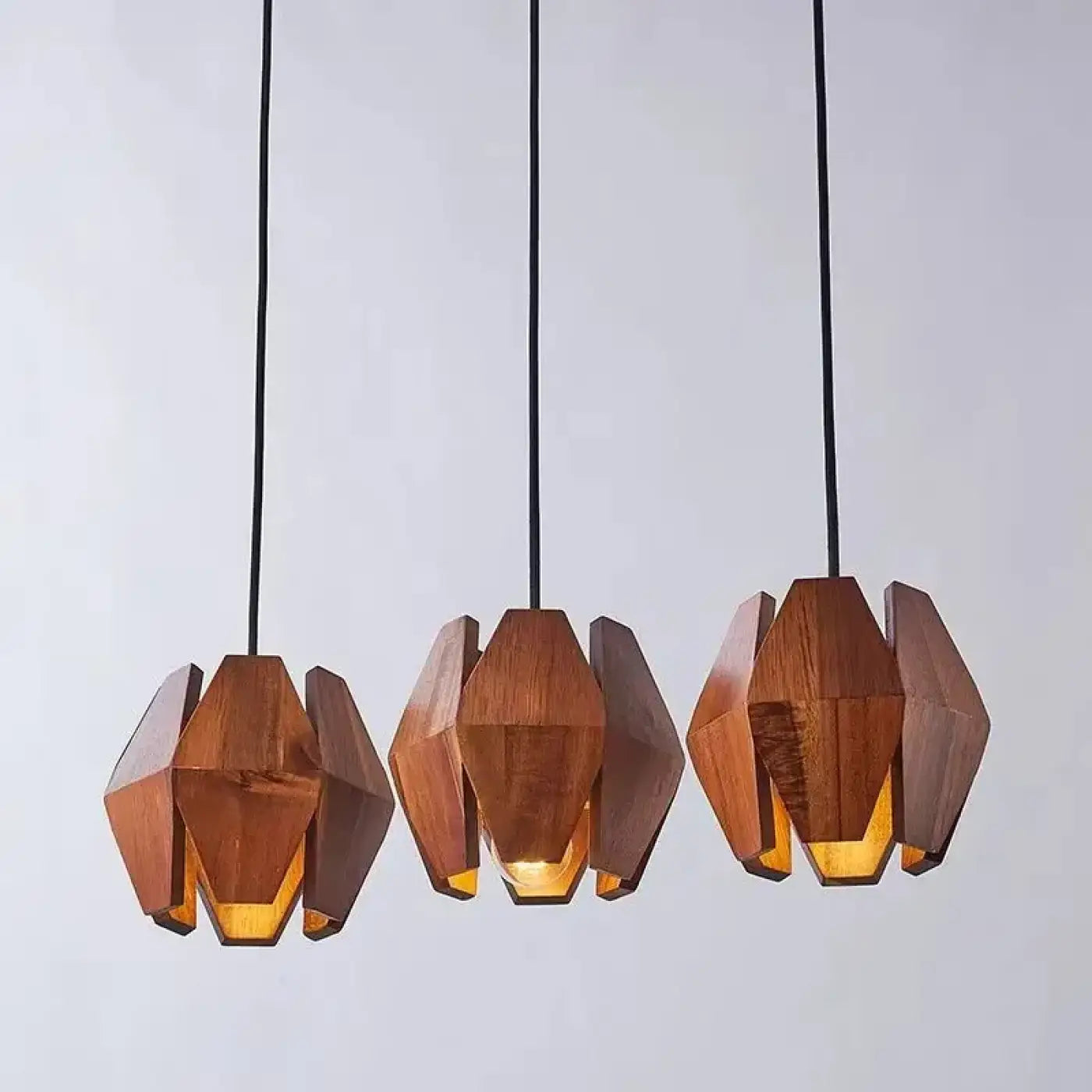 Suspension Luminaire en Bois - Metrice