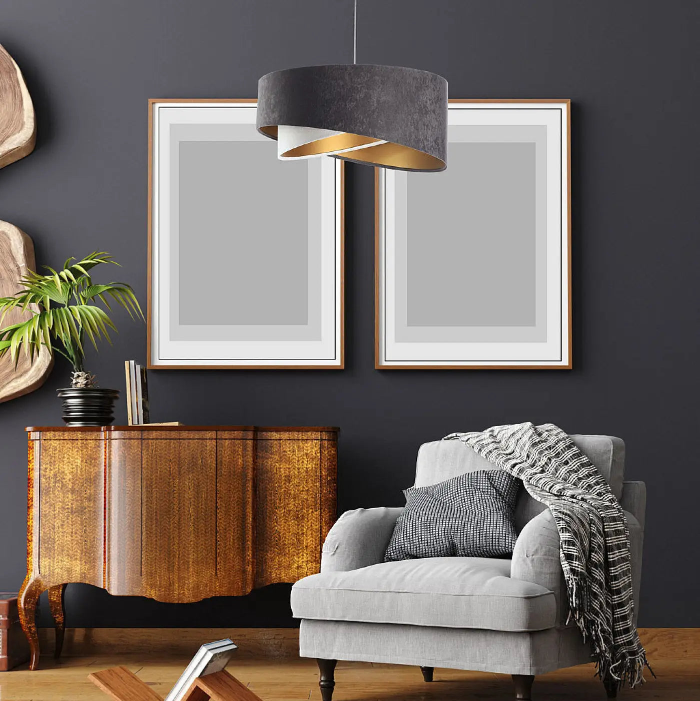 Suspension Luminaire Chic - Galaxy Auric (Graphite)