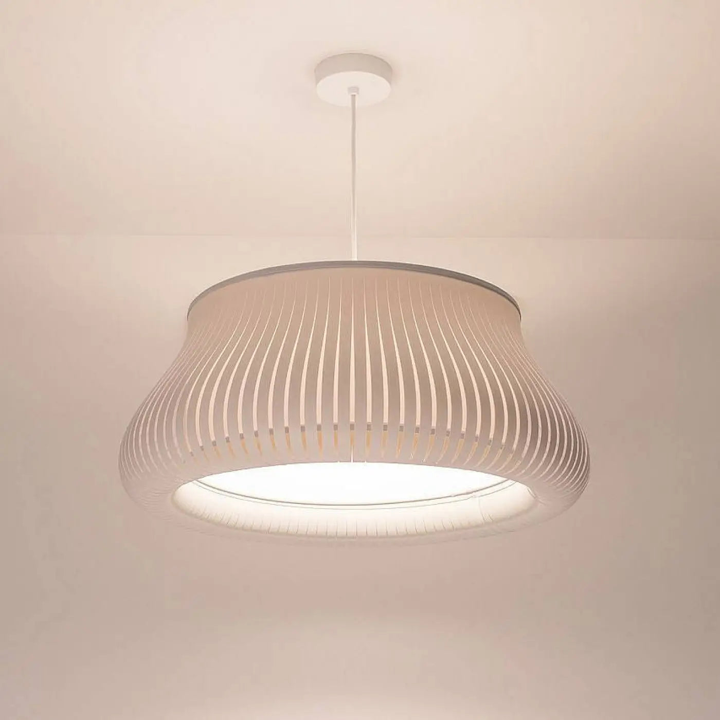 Suspension Luminaire Design - Oblo (Gris Clair)