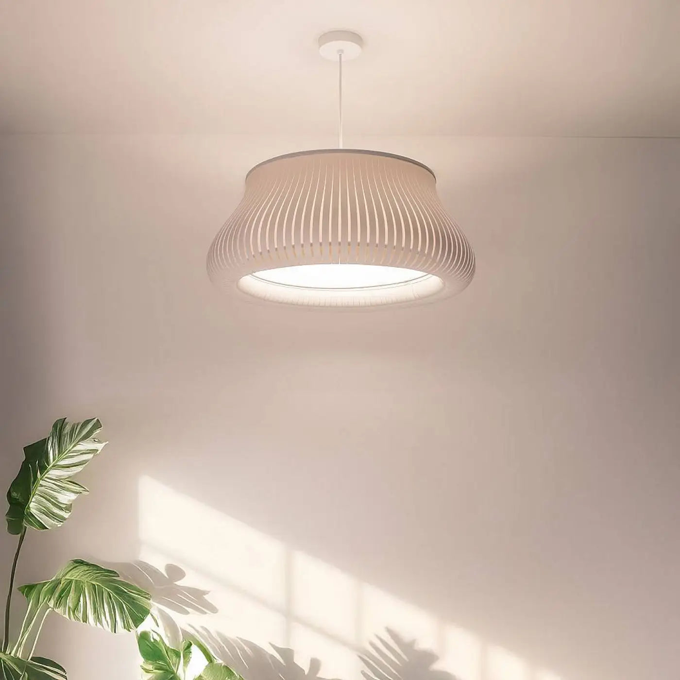 Suspension Luminaire Design - Oblo (Gris Clair)