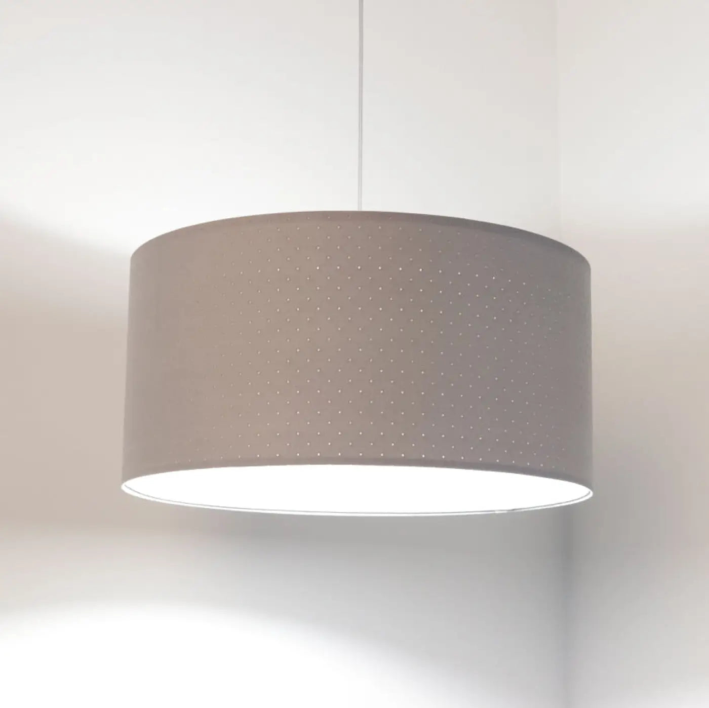Suspension Luminaire - Classic Jasmin (Gris Clair/Blanc)