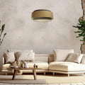 Suspension Luminaire Design - Doblo Boho Elegant (Gris Vert/ Marron Gris/ Ecru/Moutarde)
