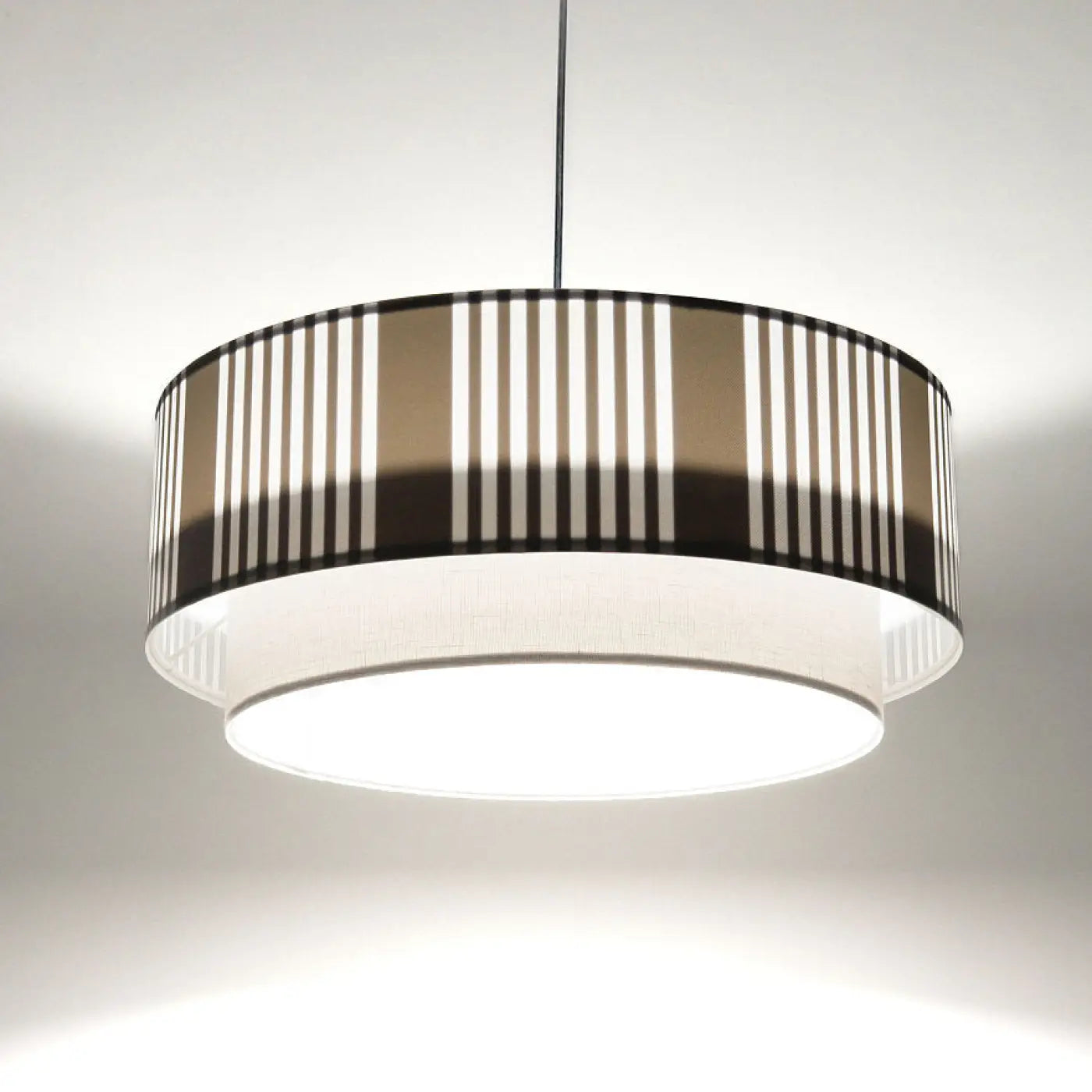 Suspension Luminaire Design - Duo Lami Line (Gris)