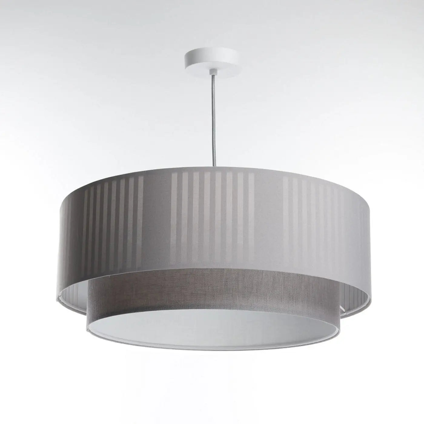 Suspension Luminaire Design - Duo Lami Line (Gris)