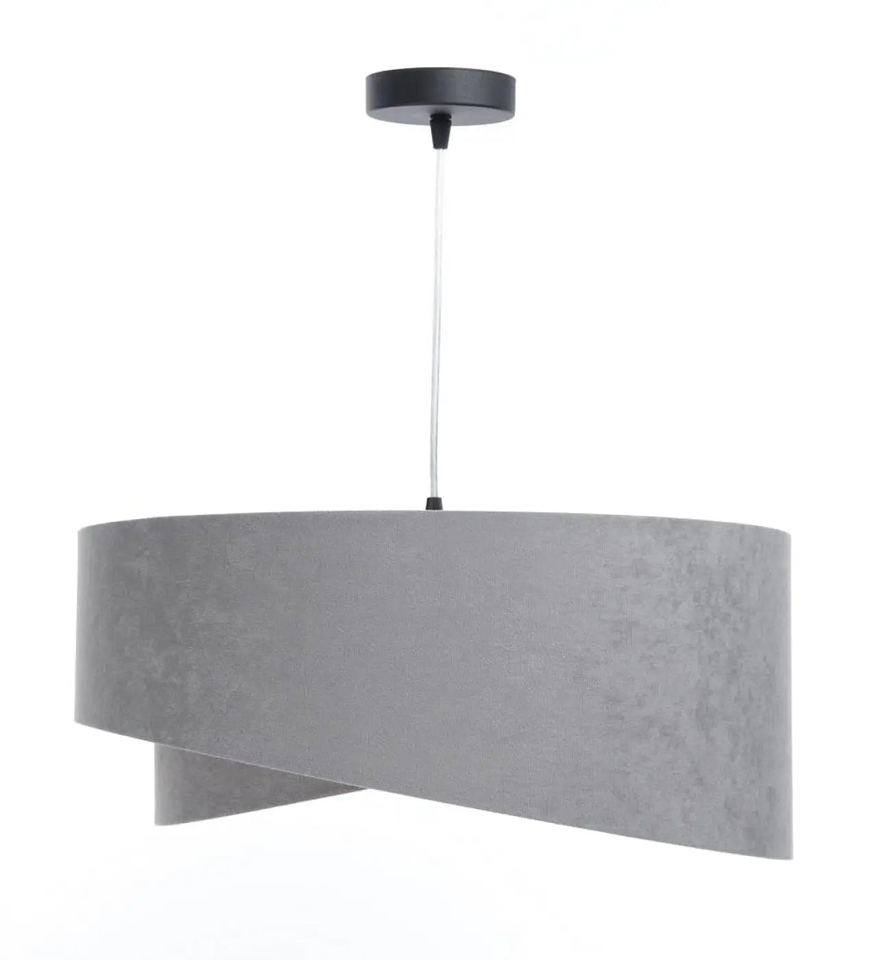 Suspension Luminaire Design en Tissu - Galaxy Auric (Gris)