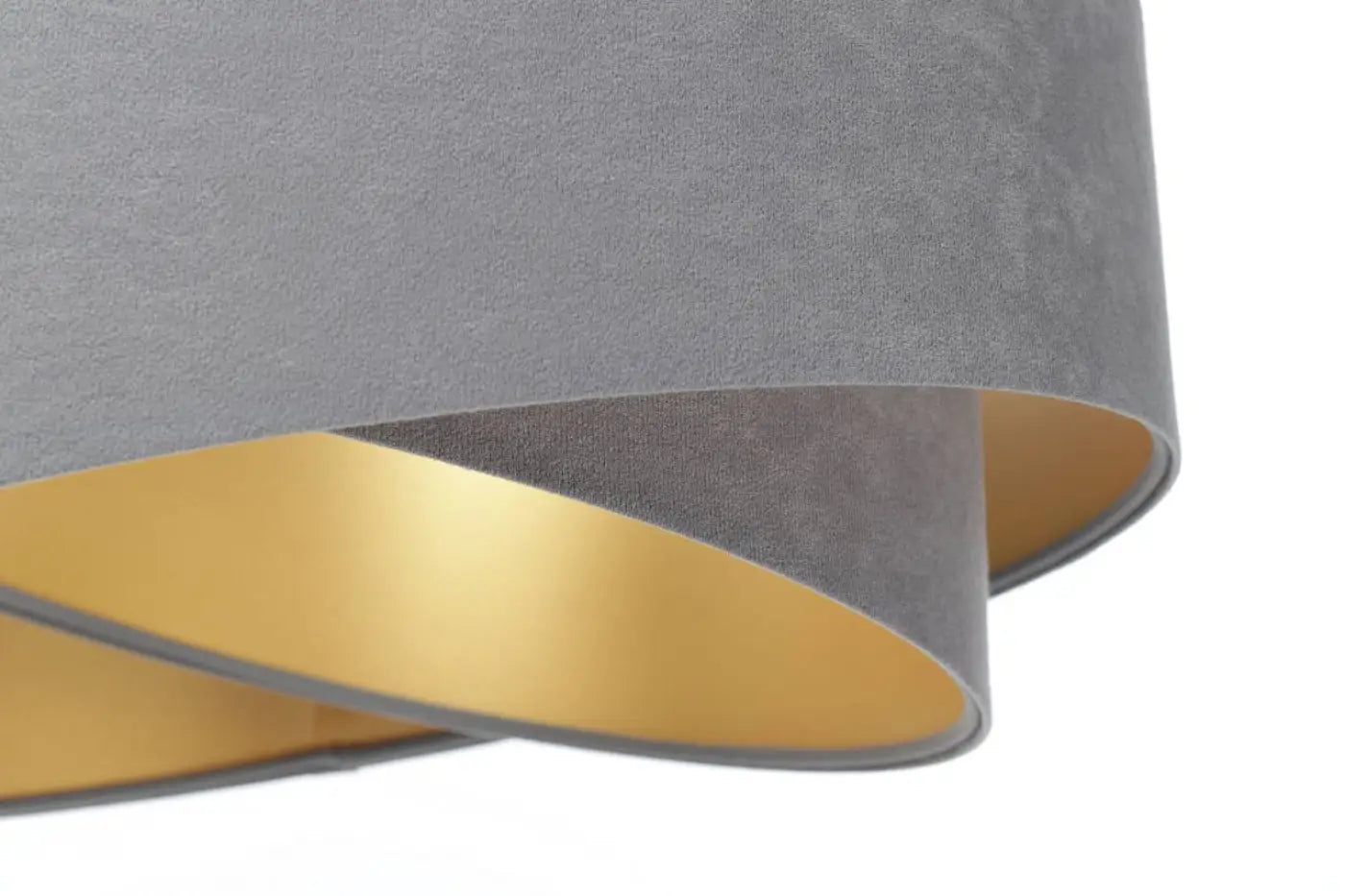 Suspension Luminaire Design en Tissu - Galaxy Auric (Gris)