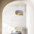Suspension Luminaire Design en Tissu - Galaxy Auric (Gris)