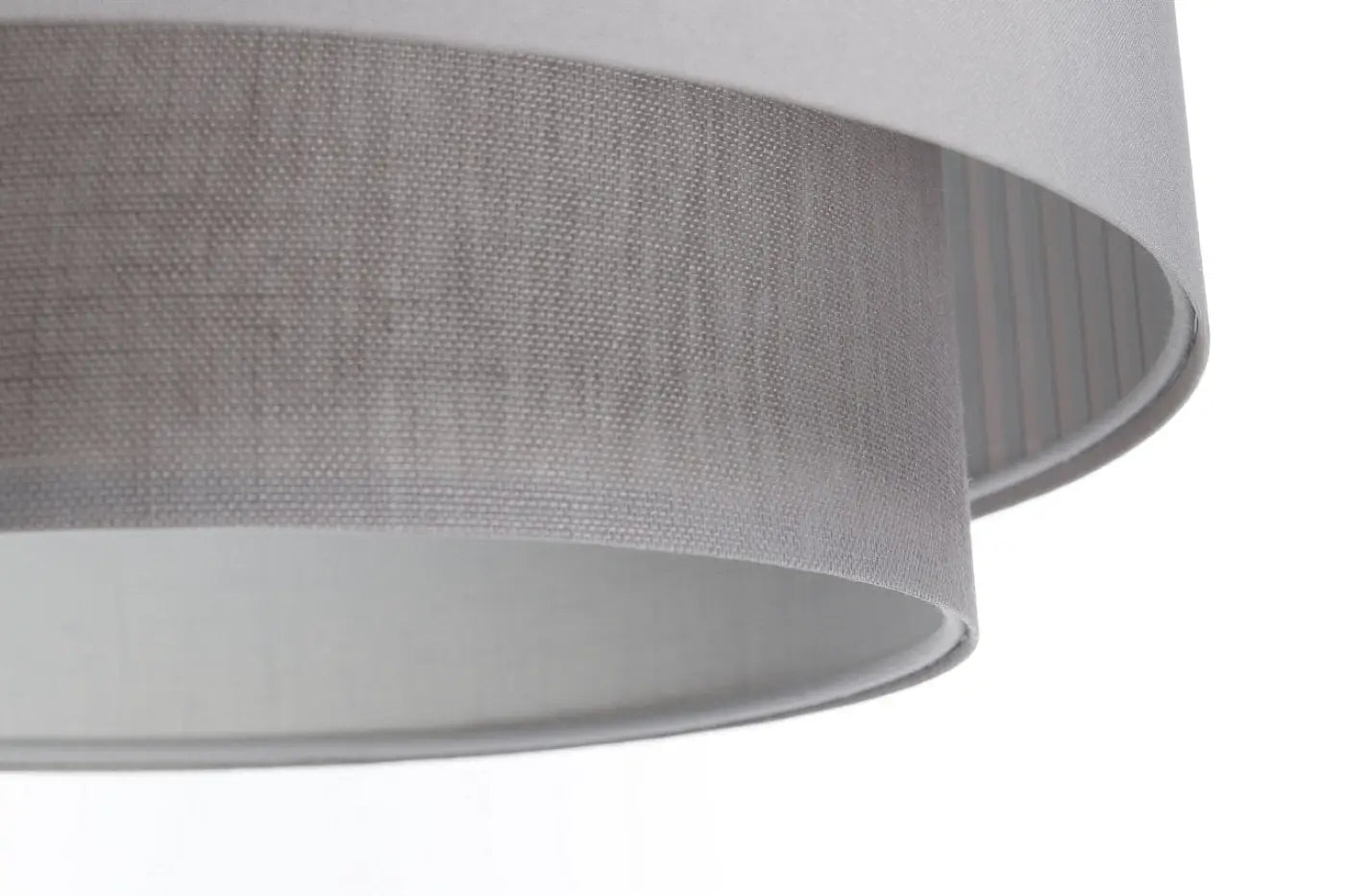 Suspension Luminaire Design en Tissu - Duo Lami Line (Gris)
