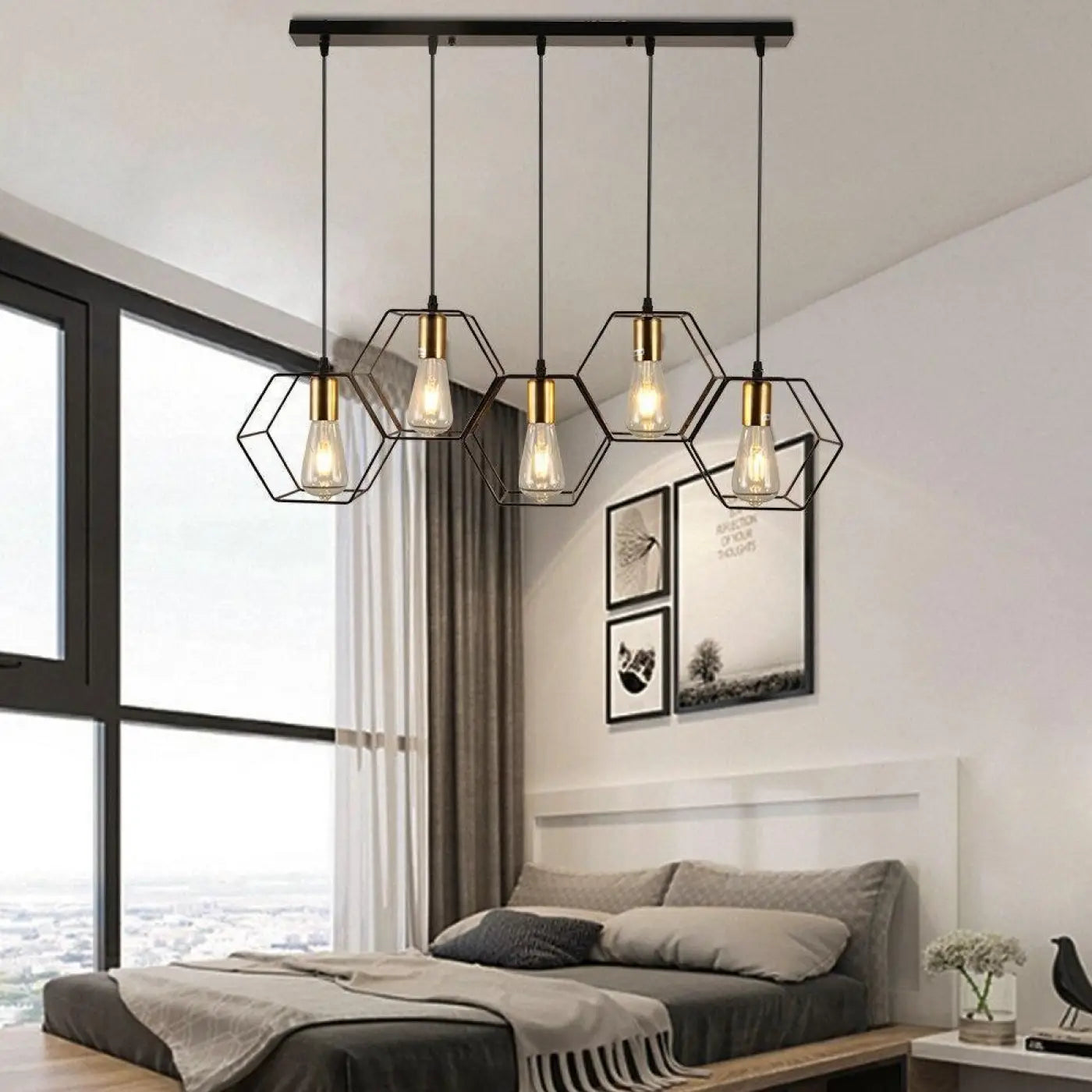 Suspension Luminaire Industriel - Cage