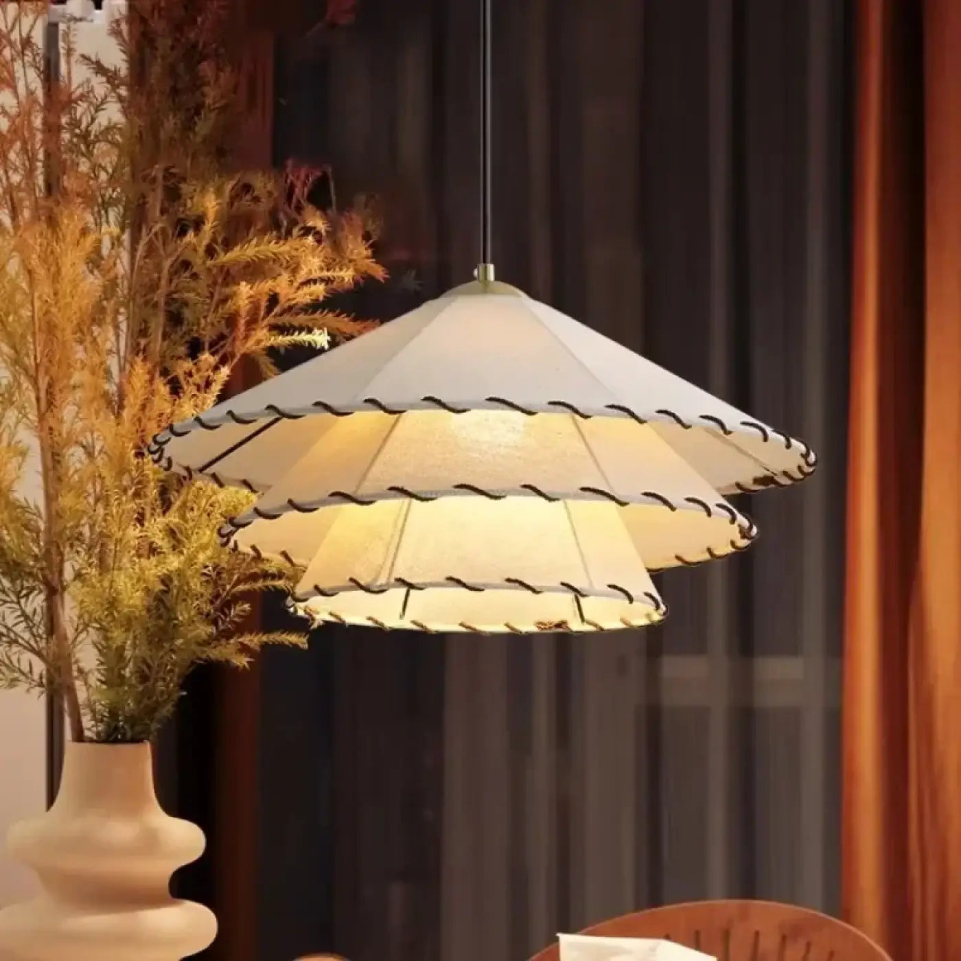 Suspension Luminaire en Tissu - Irmah