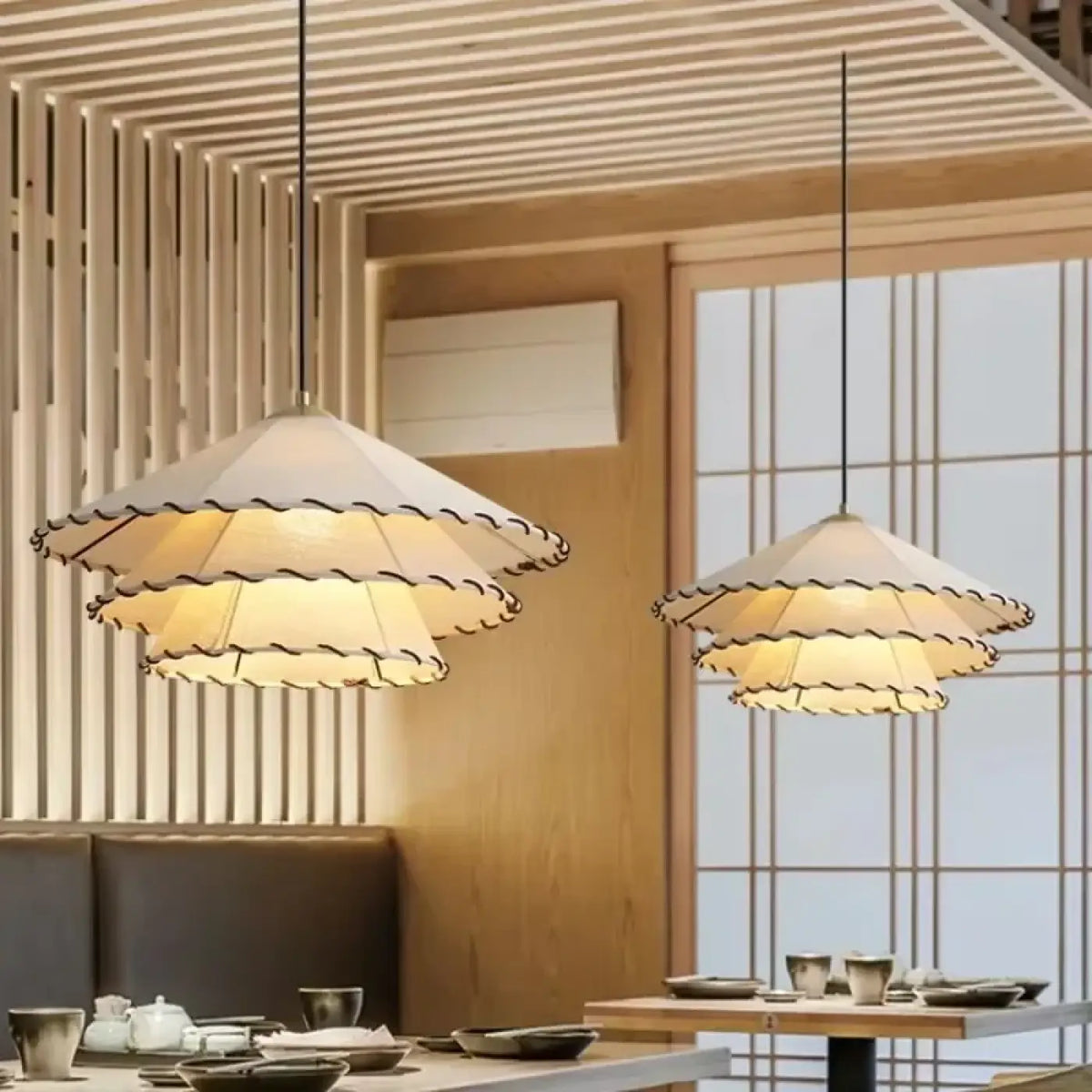 Suspension Luminaire en Tissu - Irmah