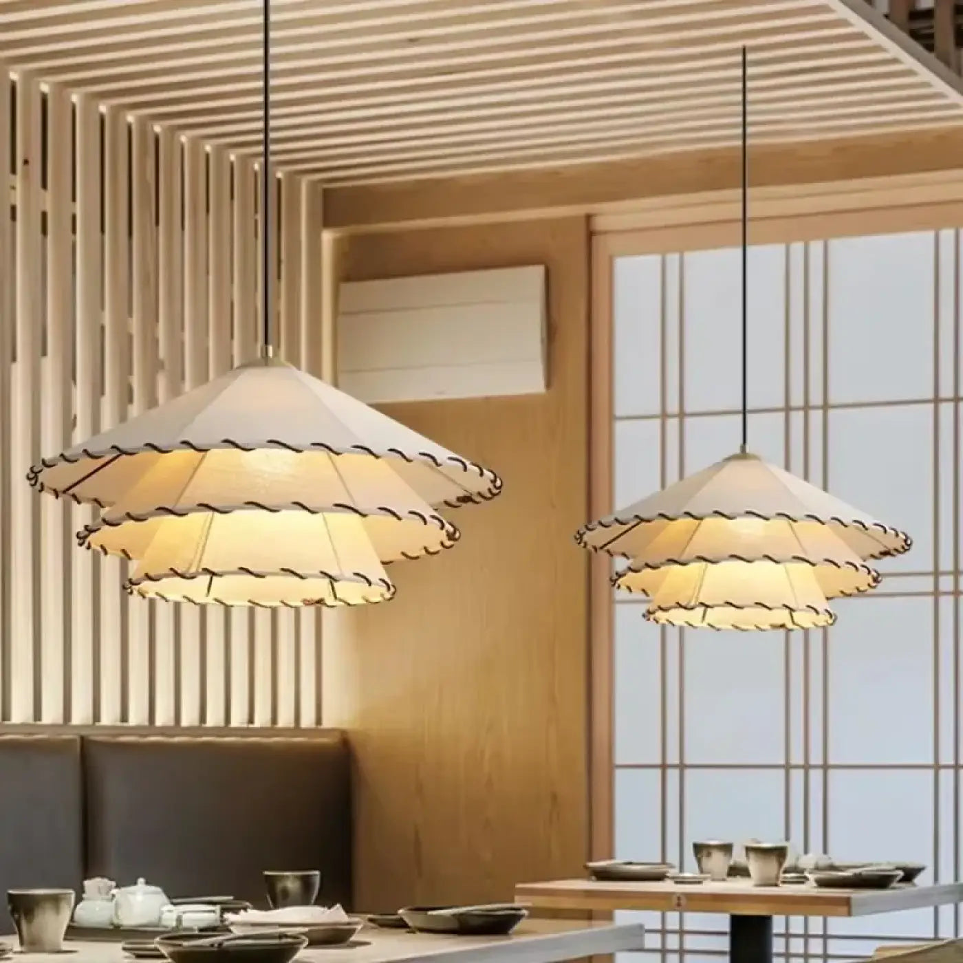 Suspension Luminaire en Tissu - Irmah
