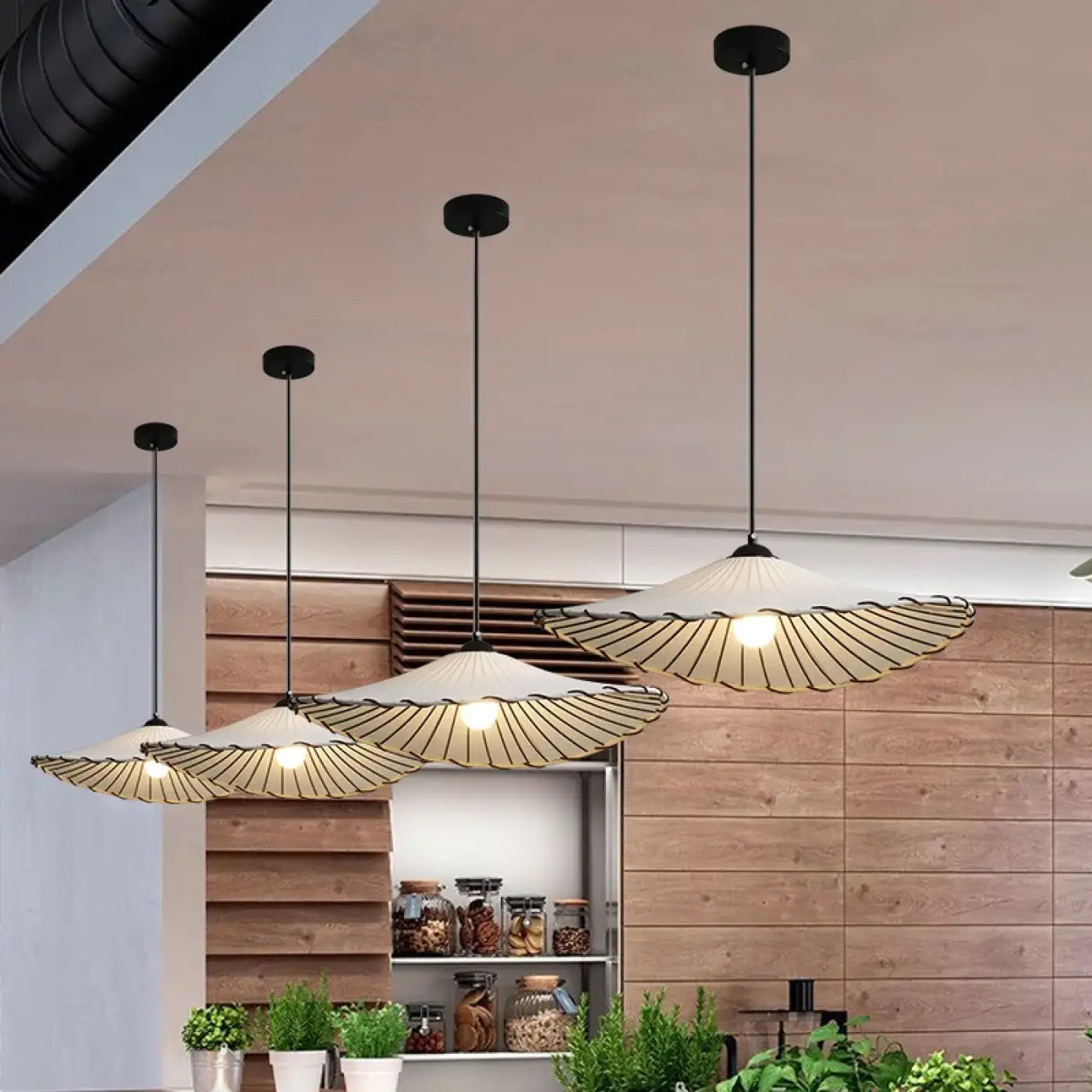 Suspension Luminaire en Tissu - Irmah