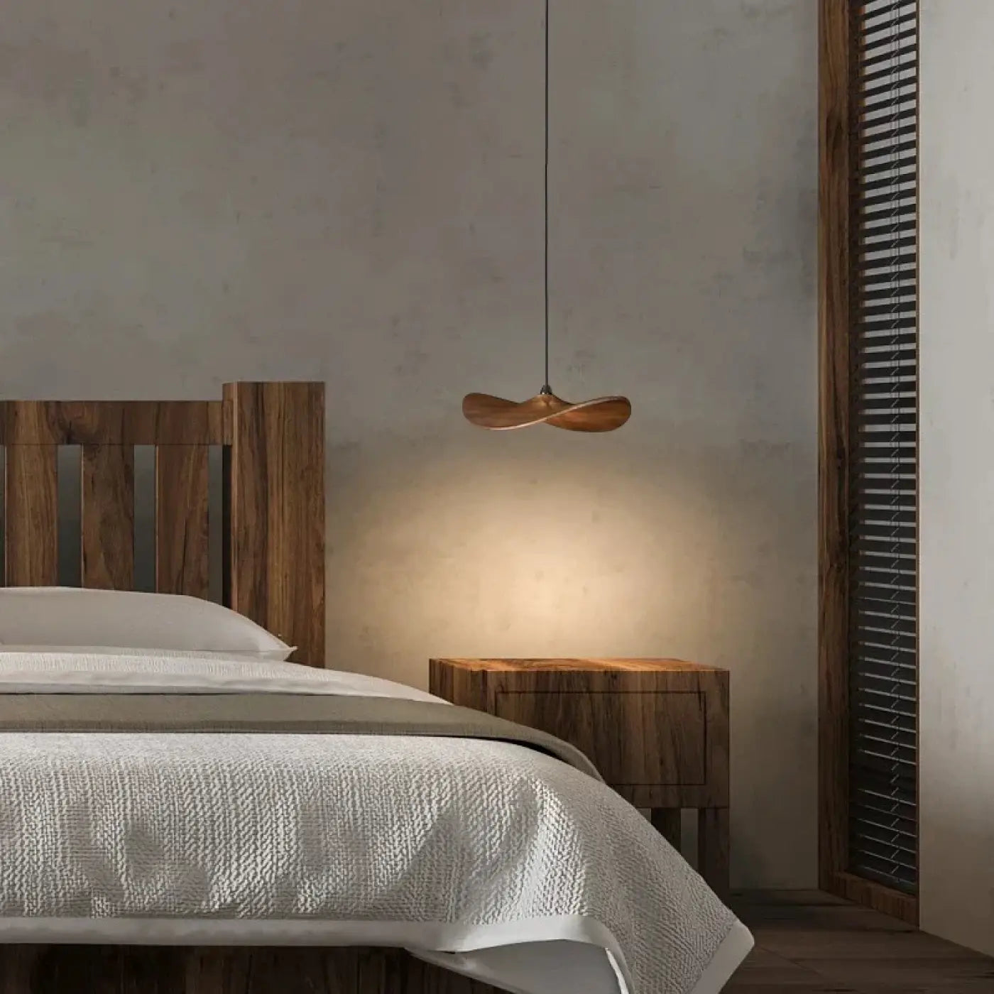 Suspension Luminaire Moderne en Bois - Carafter