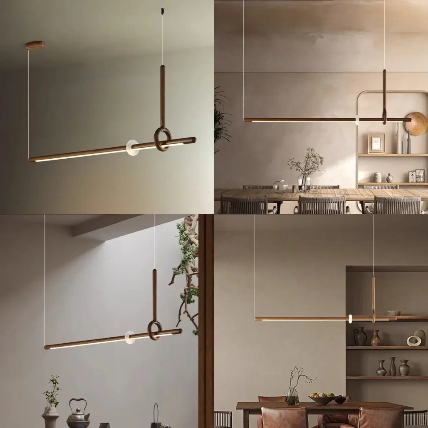 Suspension Luminaire Design en Bois - Lueryte